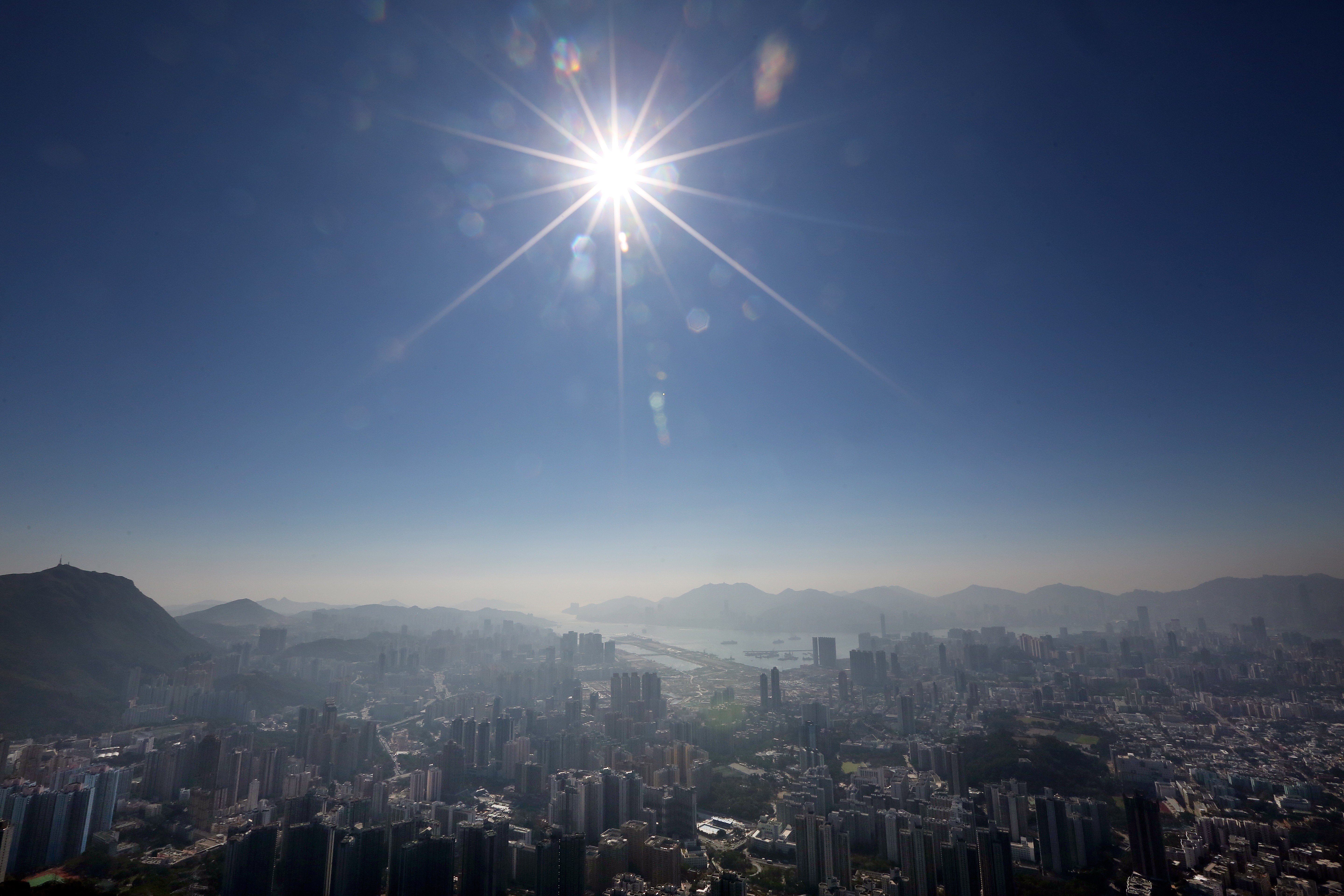 A general view of Kowloon from Lion Rock. Photo: SCMP