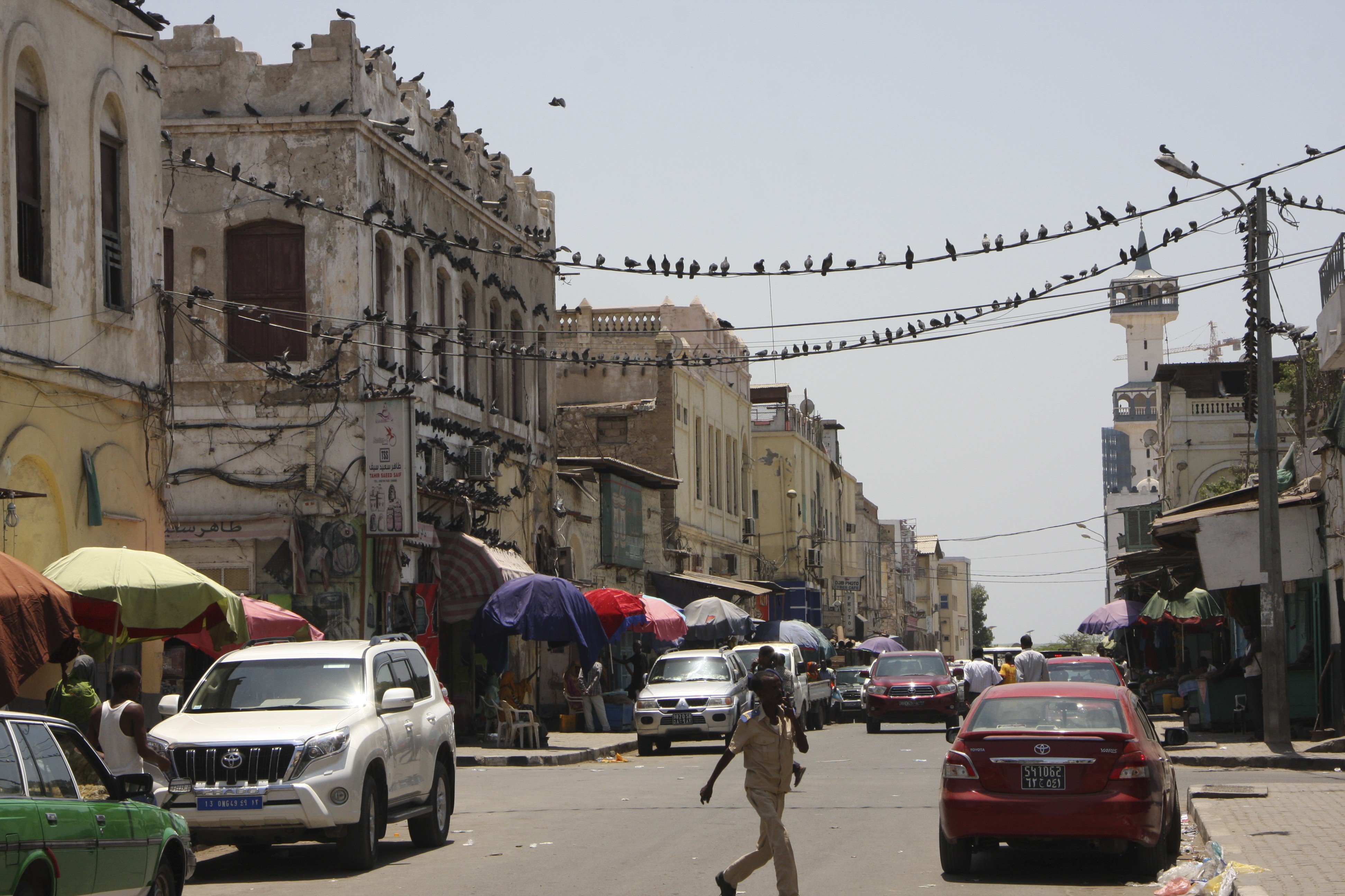 The “European quarter” in Djibouti City. Picture: James Jeffrey