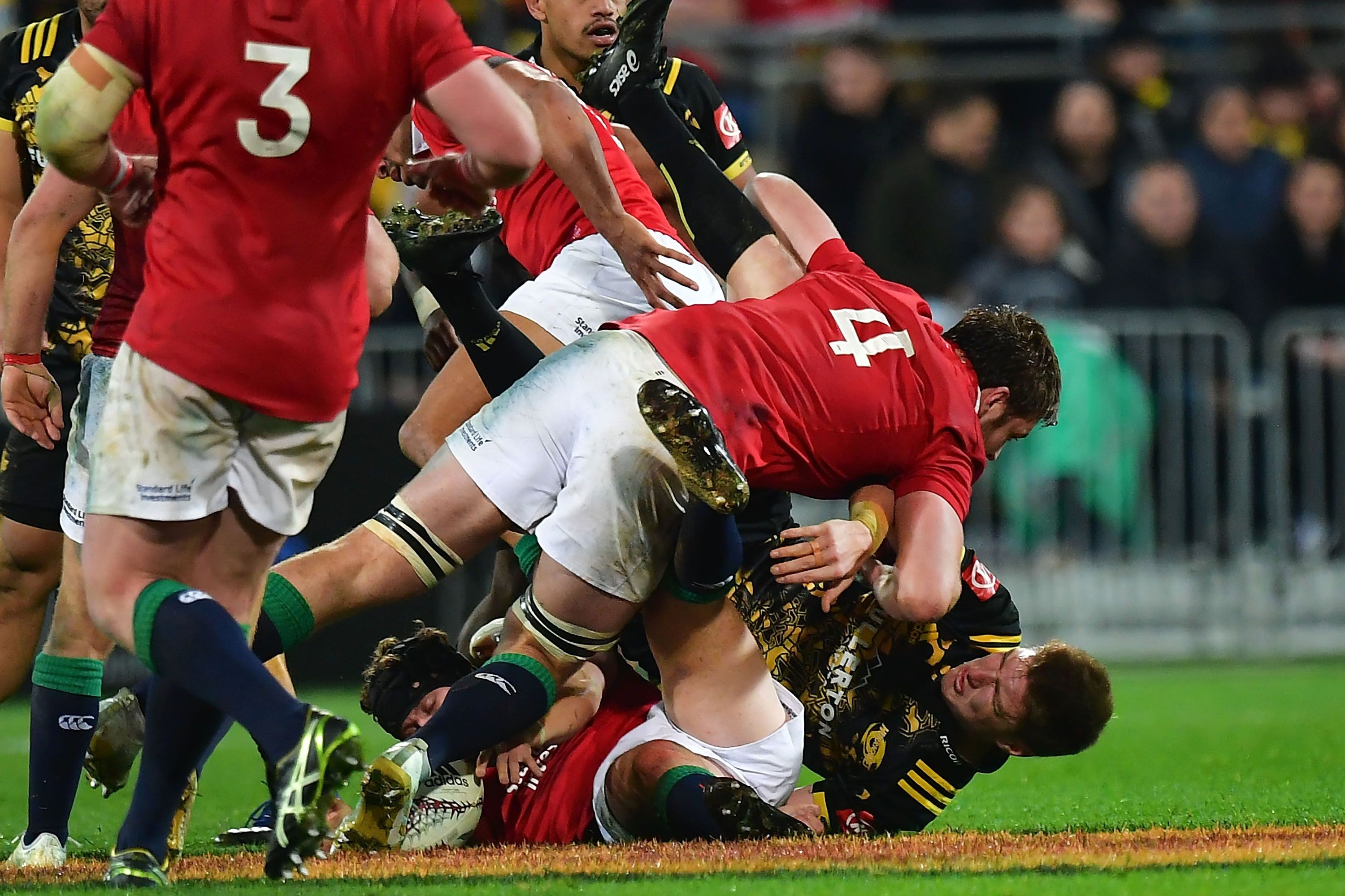 Henderson sinbinning for tackle on Barrett in second half proves to be turning point in 31-31 draw between British & Irish Lions and Wellington Hurricanes