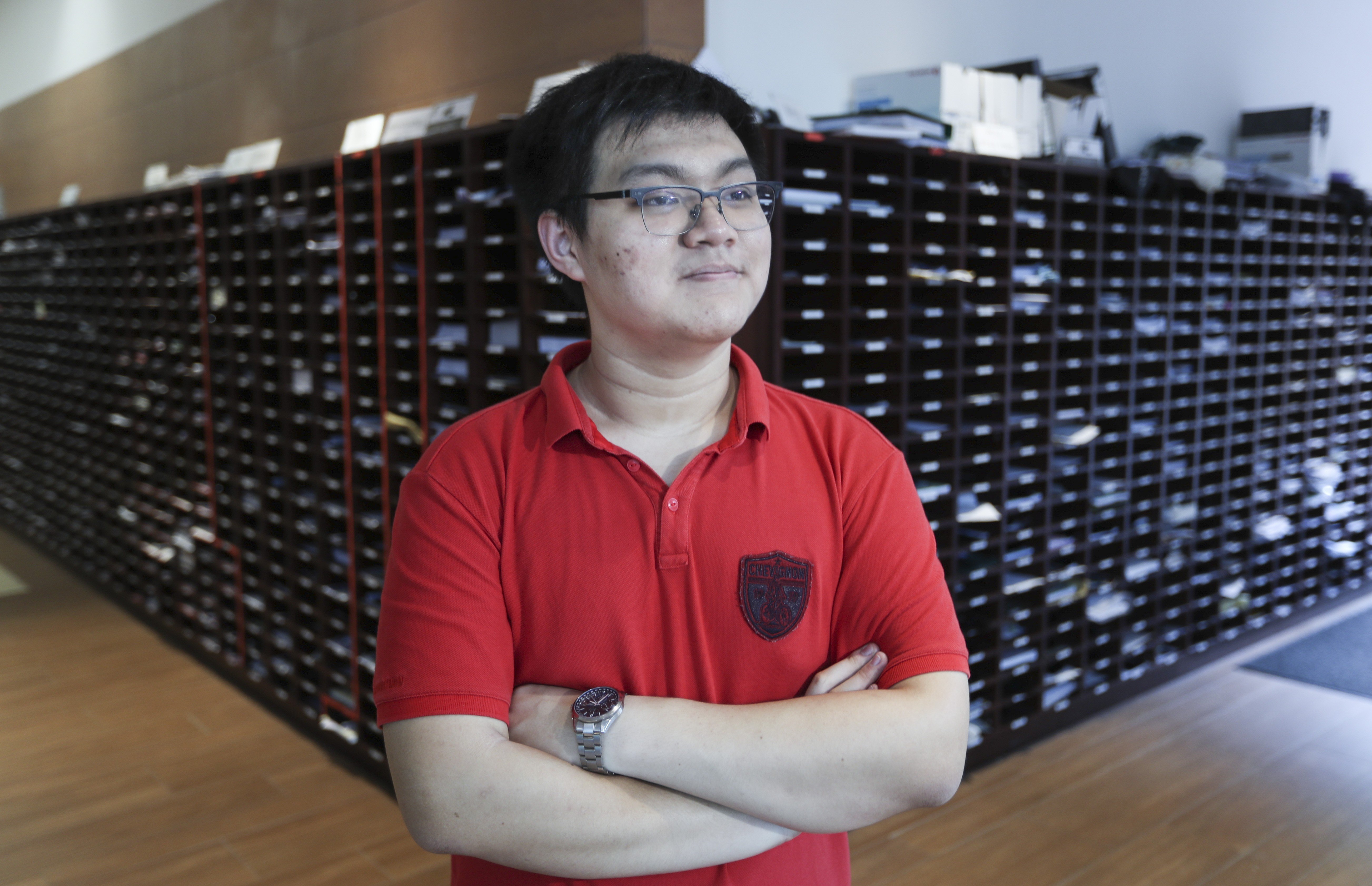 Chung Yick’s favourite subject at school is philosophy. People in France start to learn philosophy at quite a young age, I think this could be something of reference value to us in Hong Kong. By studying philosophy,He wants to find the answer to the question figure out why people should care about the livelihoods of others and reinforce his belief in caring and helping. Photo: Nora Tam