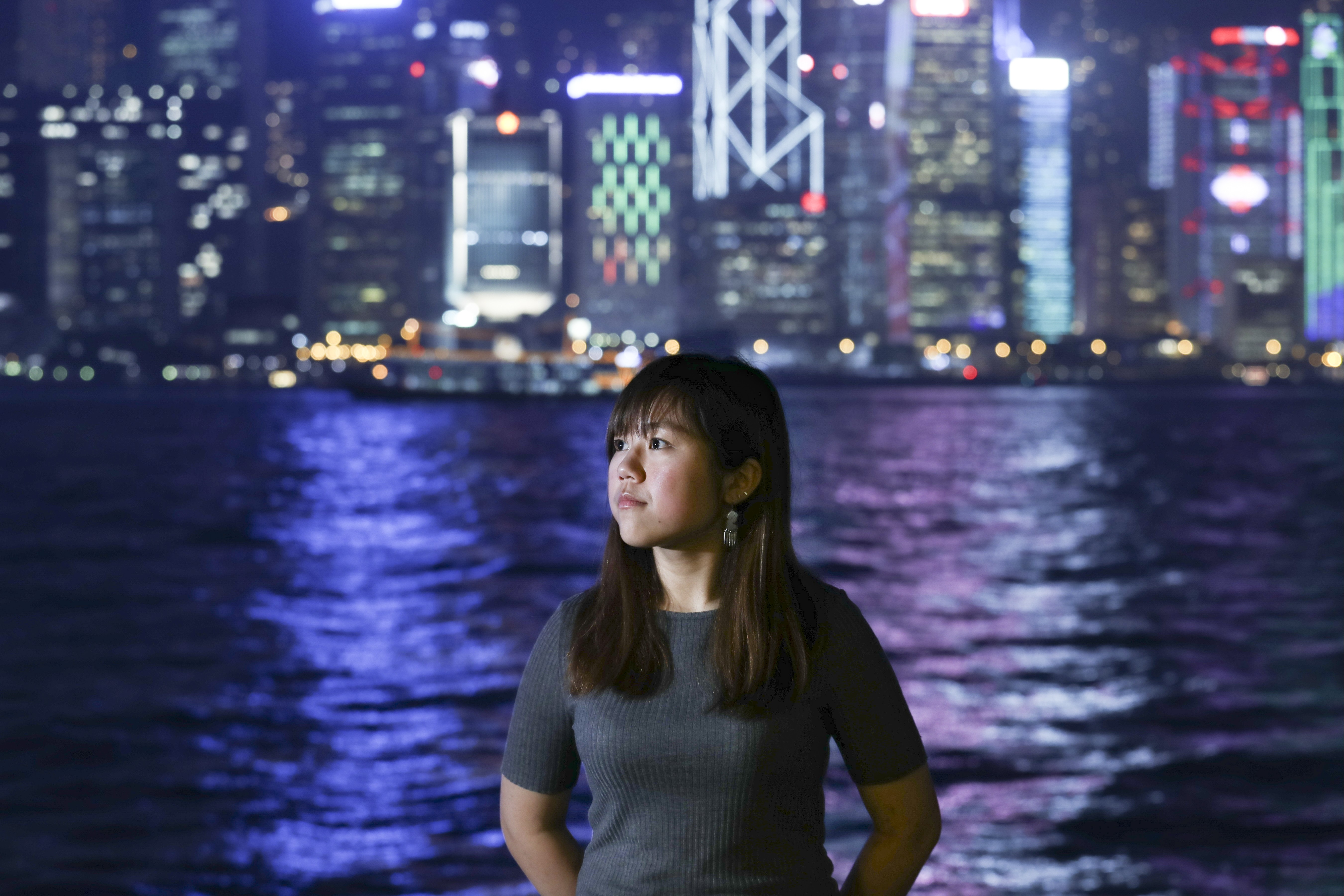 Janice Wong escapes to Tsim Sha Tsui harbourfront whenever she feels blue. Photo: Nora Tam
