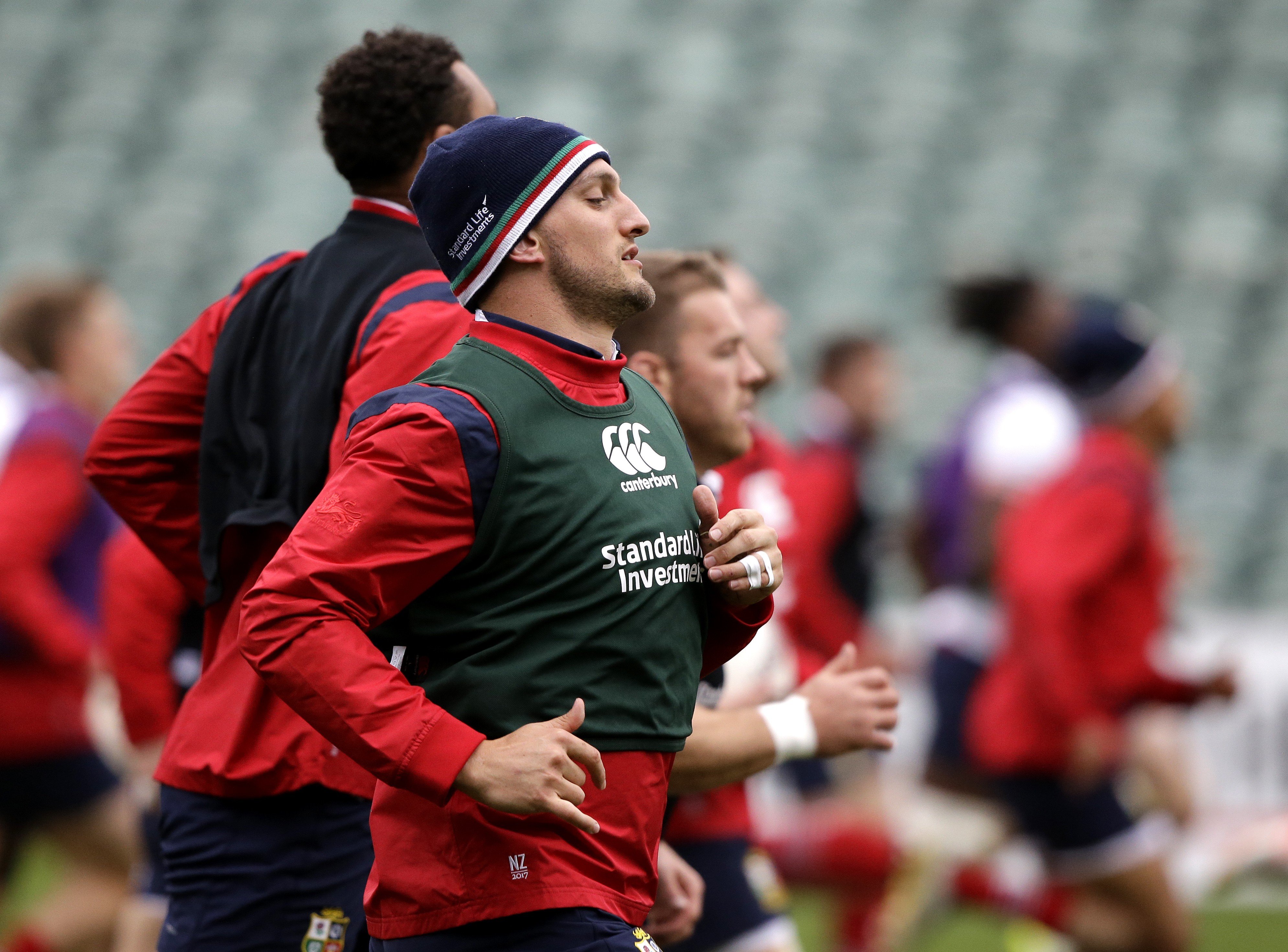 British and Irish Lions tour captain Sam Warburton will be back in the side for the second test in New Zealand. Photo: AP