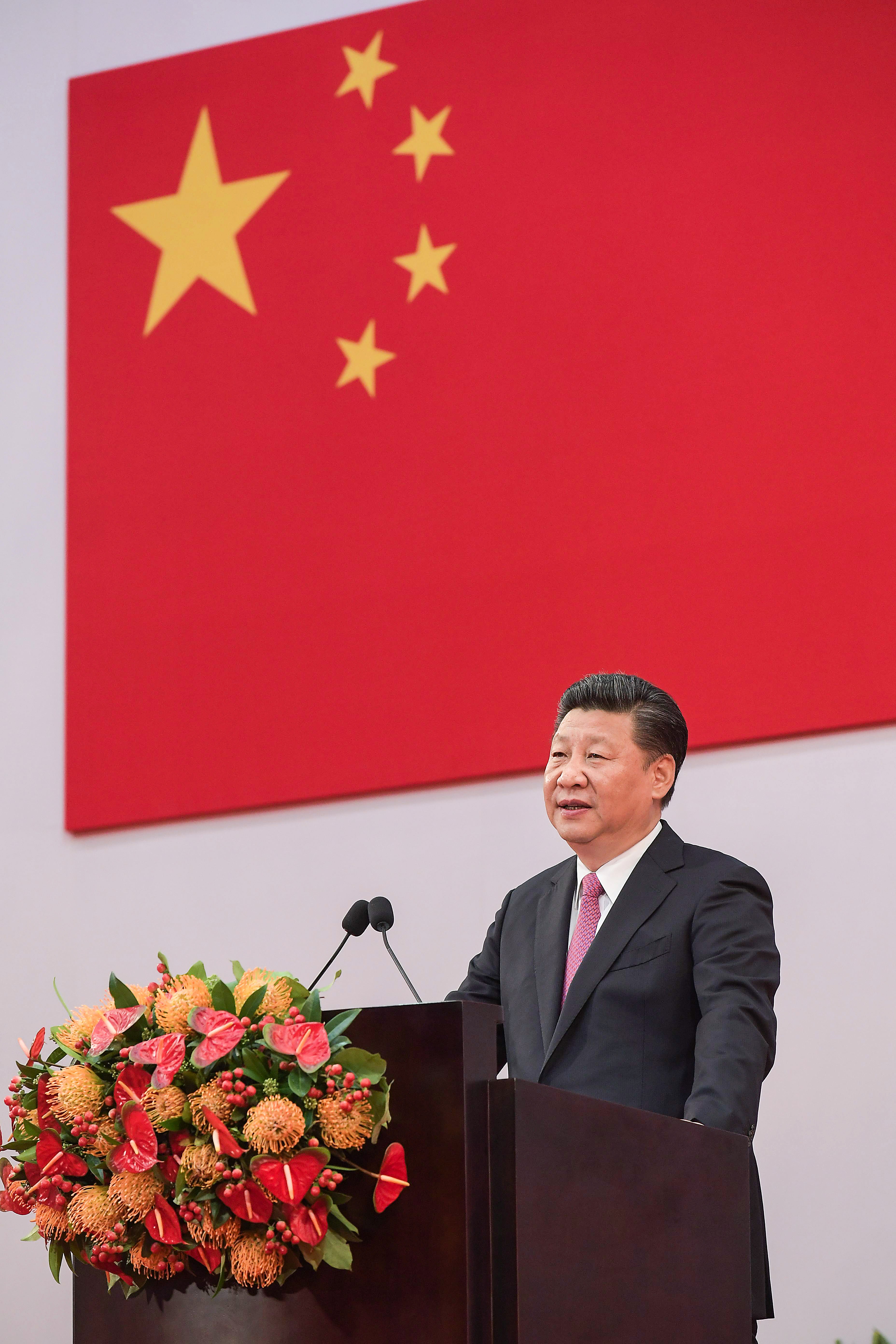 President Xi Jinping hinted at dialogue with opposition forces in Hong Kong. Photo: ISD