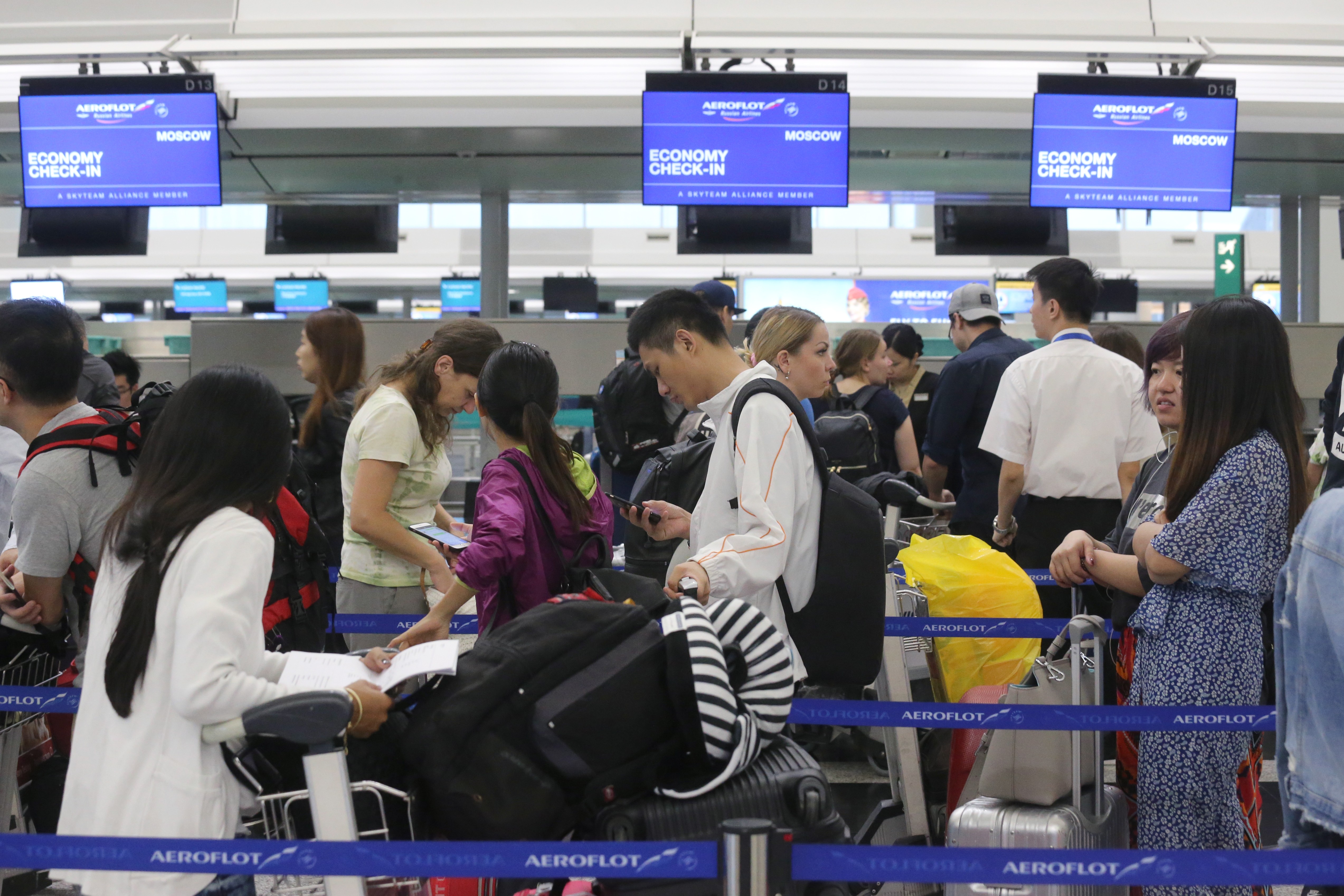 Overbooking cases in Hong Kong are usually resolved at check-in counters. Photo: K. Y. Cheng