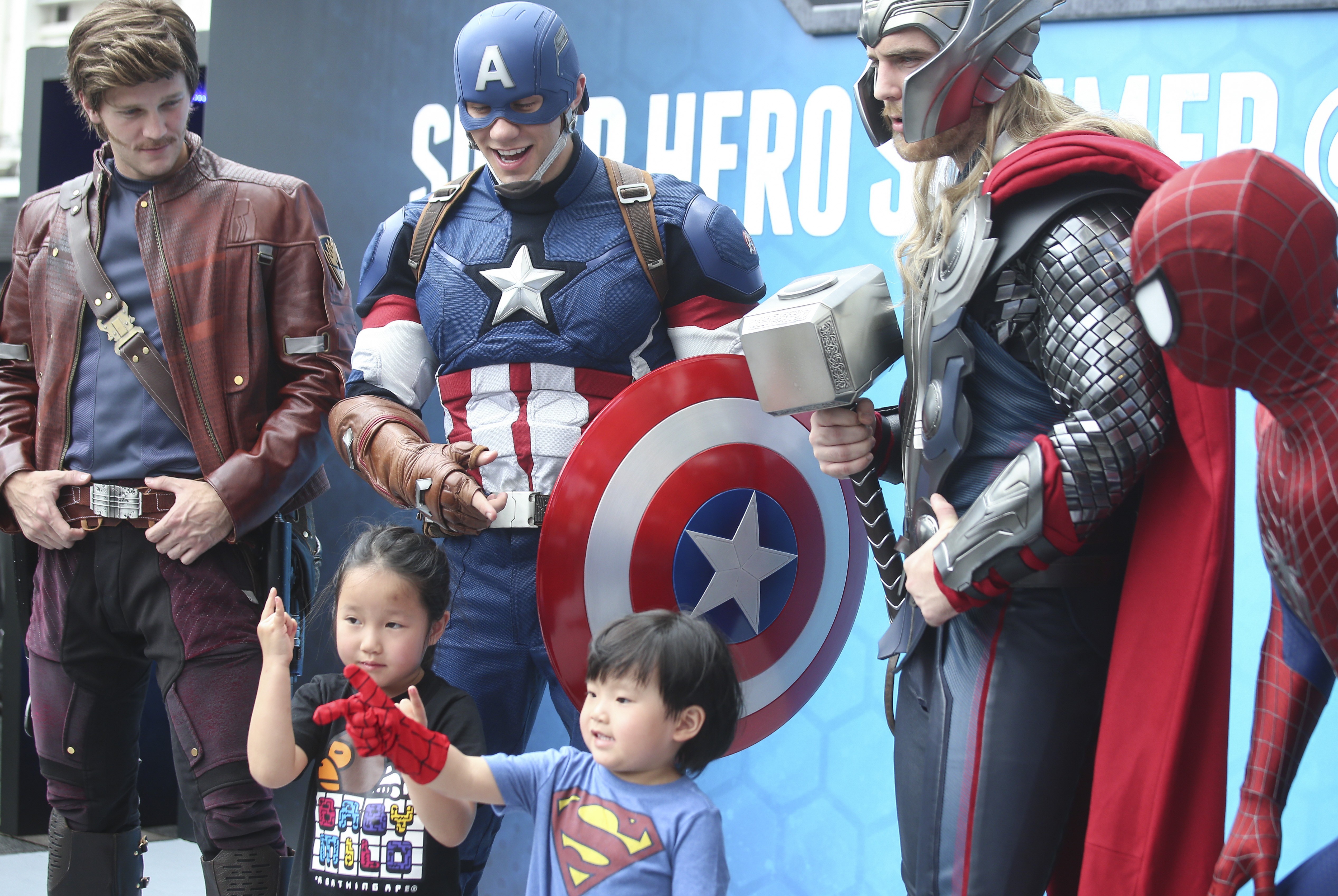 Harbour City’s display of Disney superheroes is aimed at attracting more shoppers. Photo: K. Y. Cheng