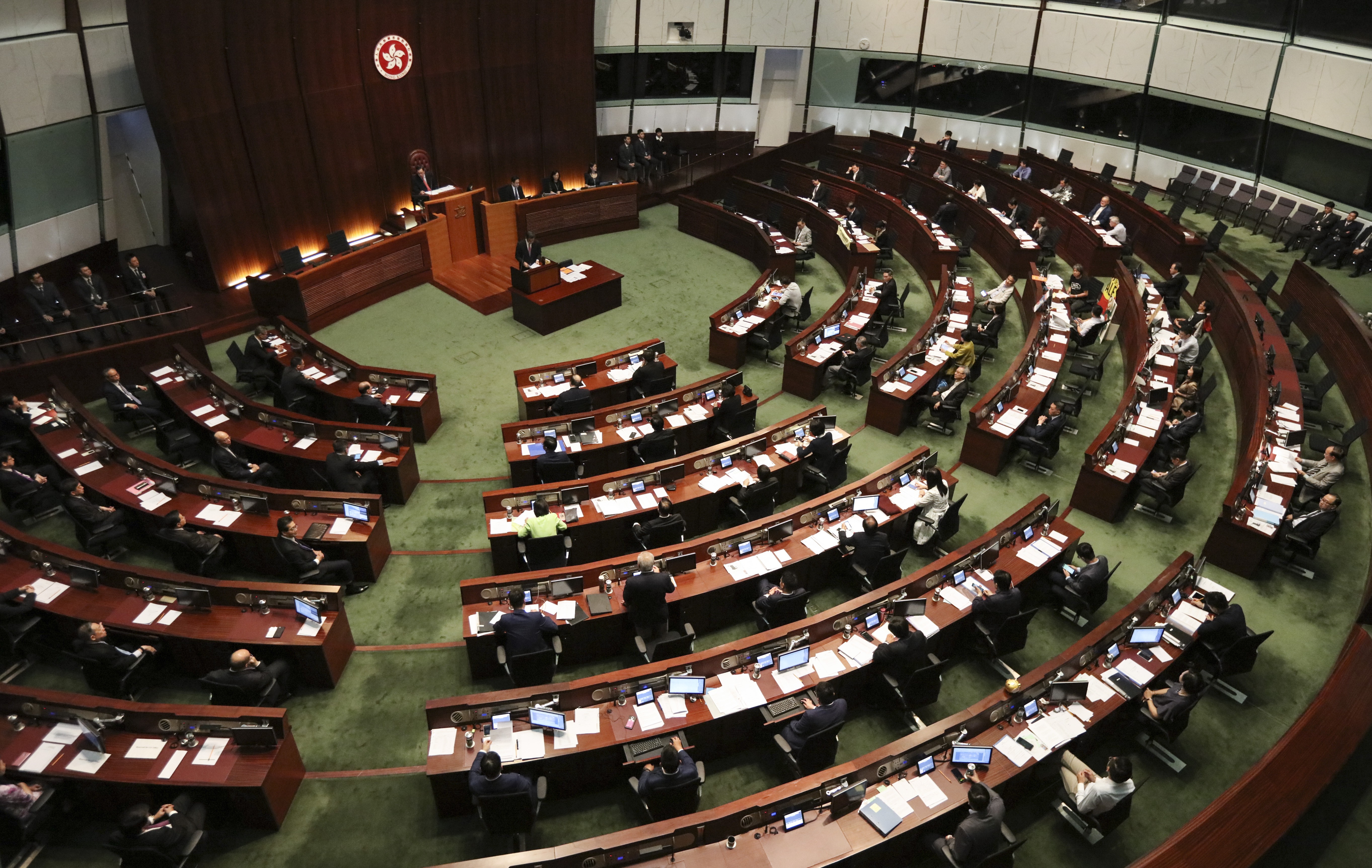 The voter share for the two main blocs in the Legislative Council has shifted since 1997. Photo: Felix Wong