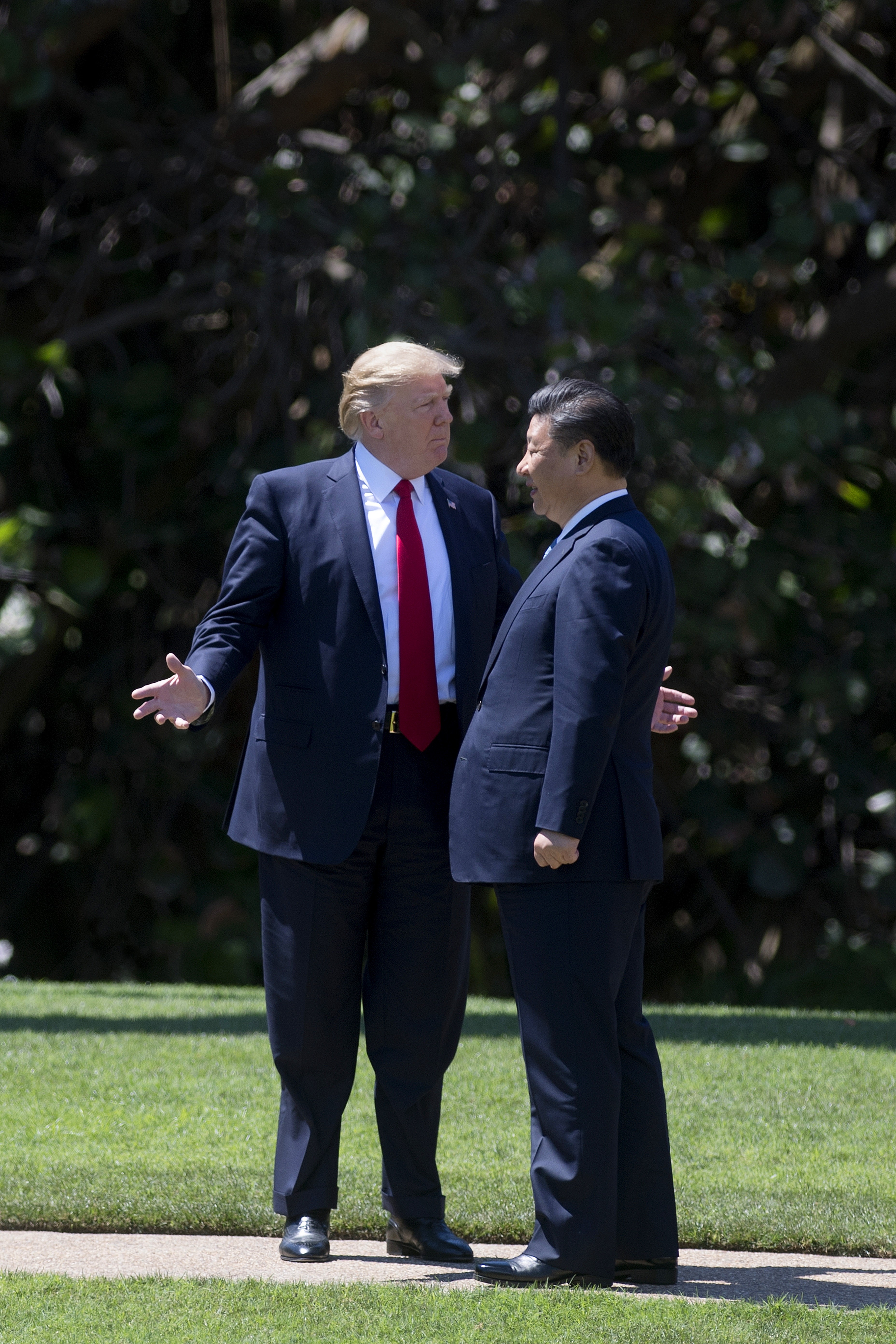 US President Donald Trump and Chinese President Xi Jinping: Is the bromance over? Photo: AFP
