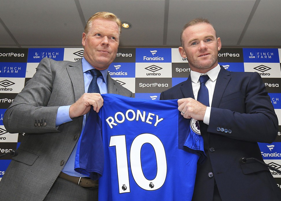 Wayne Rooney's Everton shirt number revealed