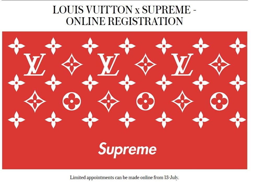 LOUIS VUITTON X SUPREME HAUL