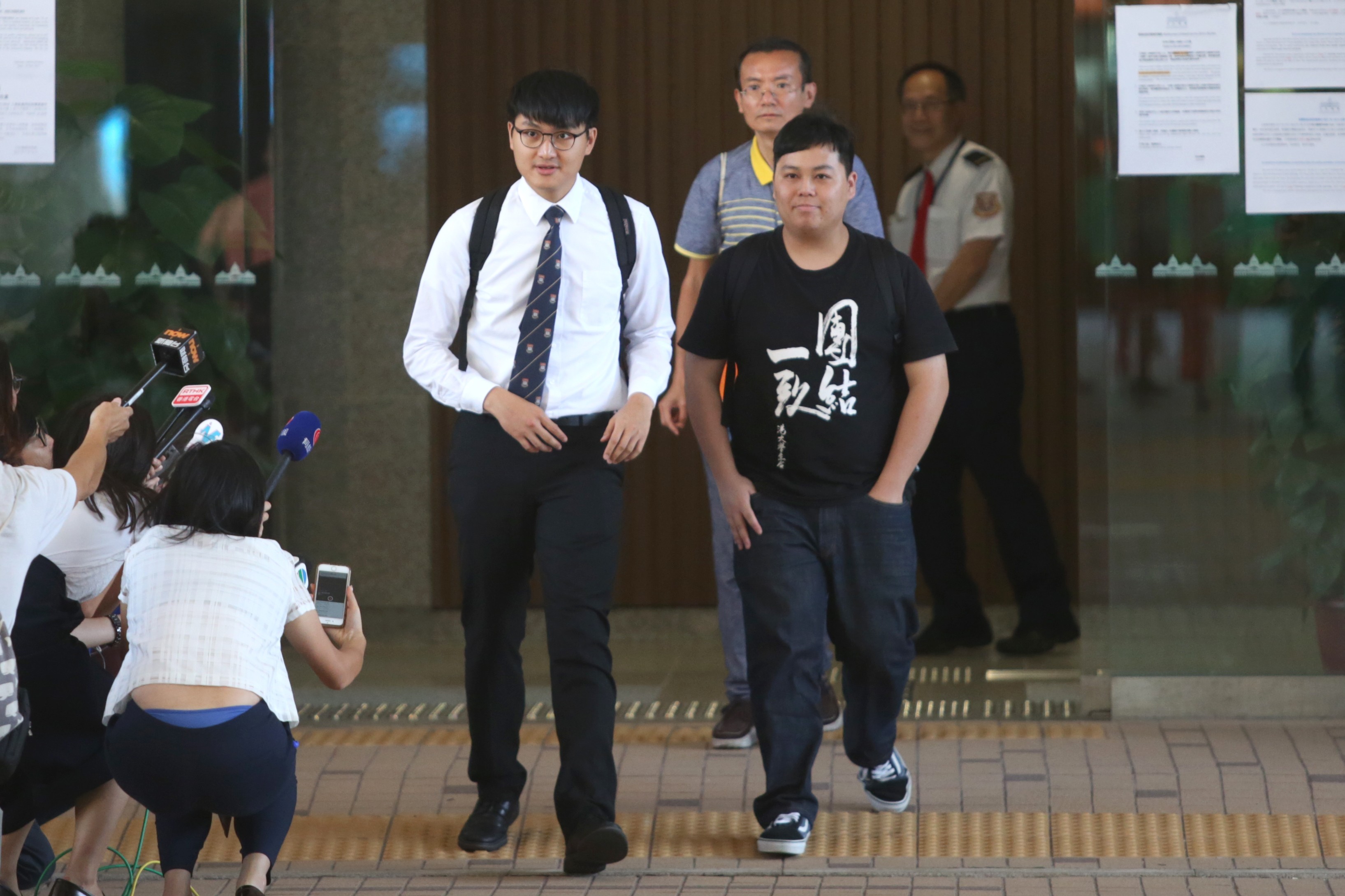 Billy Fung (left) and Colman Li were both convicted on Thursday. Photo: Sam Tsang