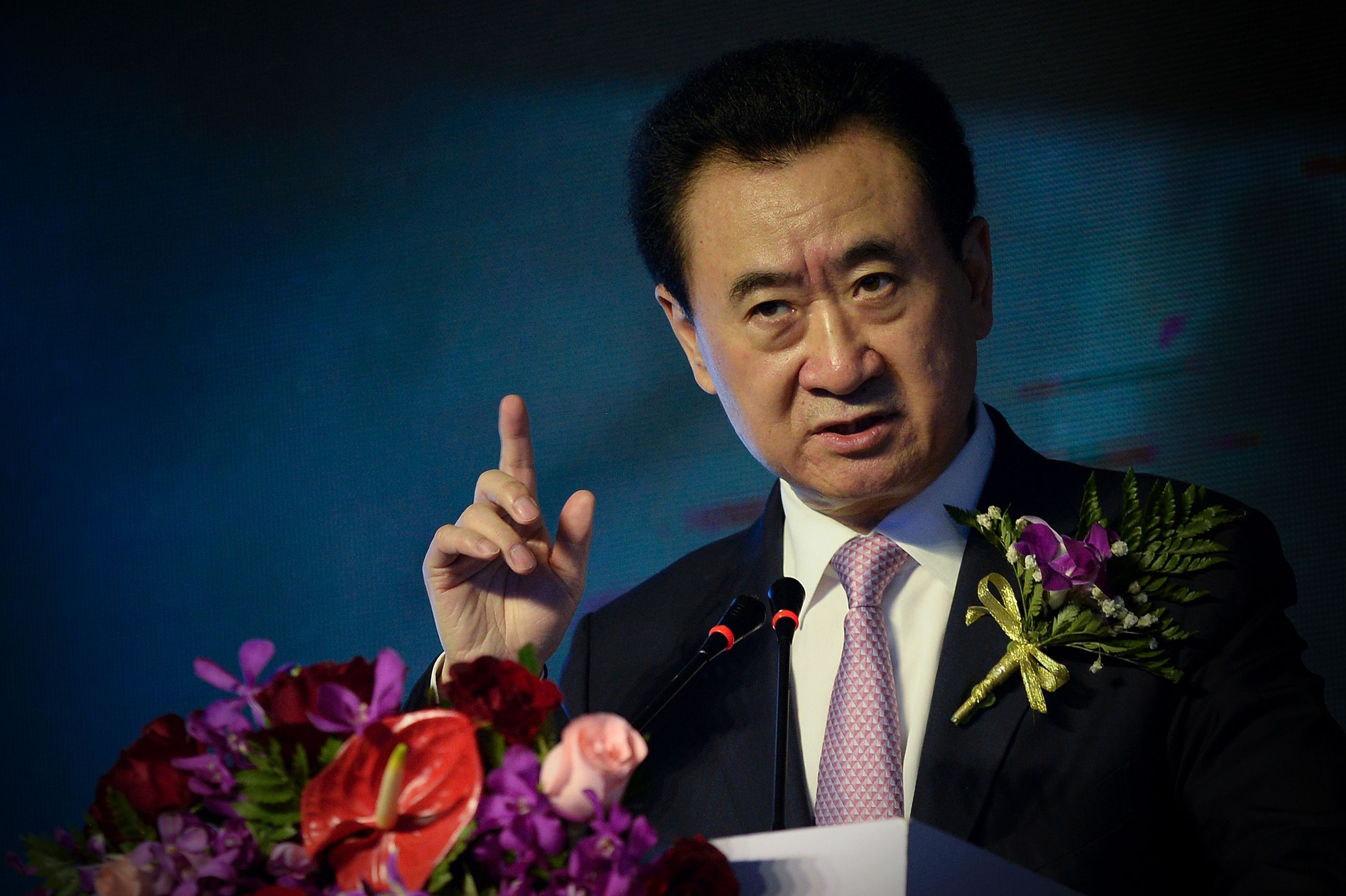 Wang Jianlin, chairman of China’s Wanda Group. Photo: AFP