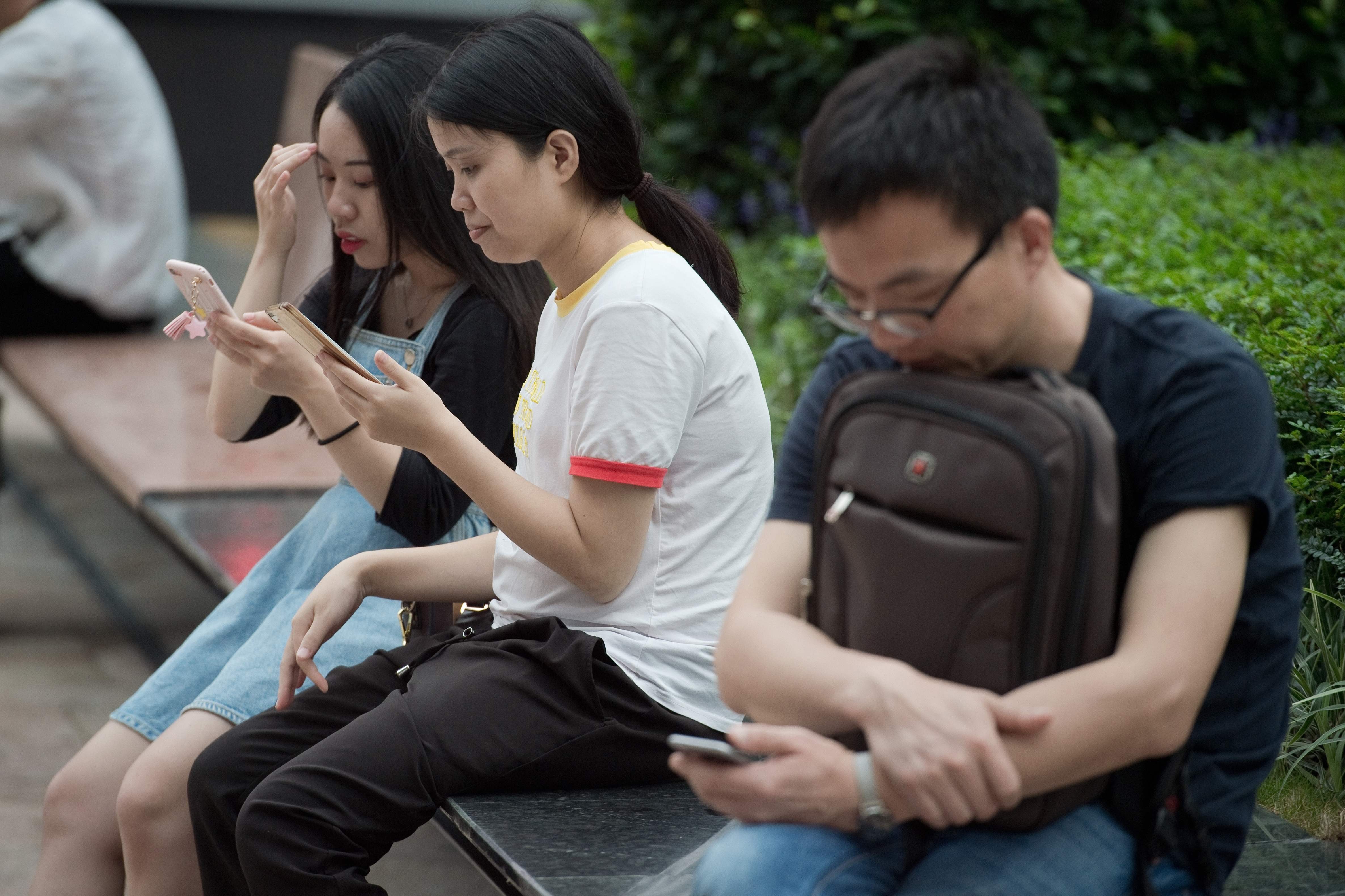 China’s population of smartphone users, numbering more than 730 million, provide a massive supply of data on a daily basis. Photo: AFP
