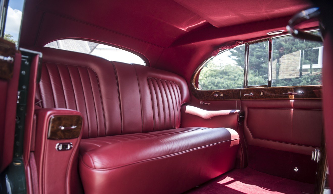 The interior of the Queens limousine  English royal family Queen  elizabeth Royal