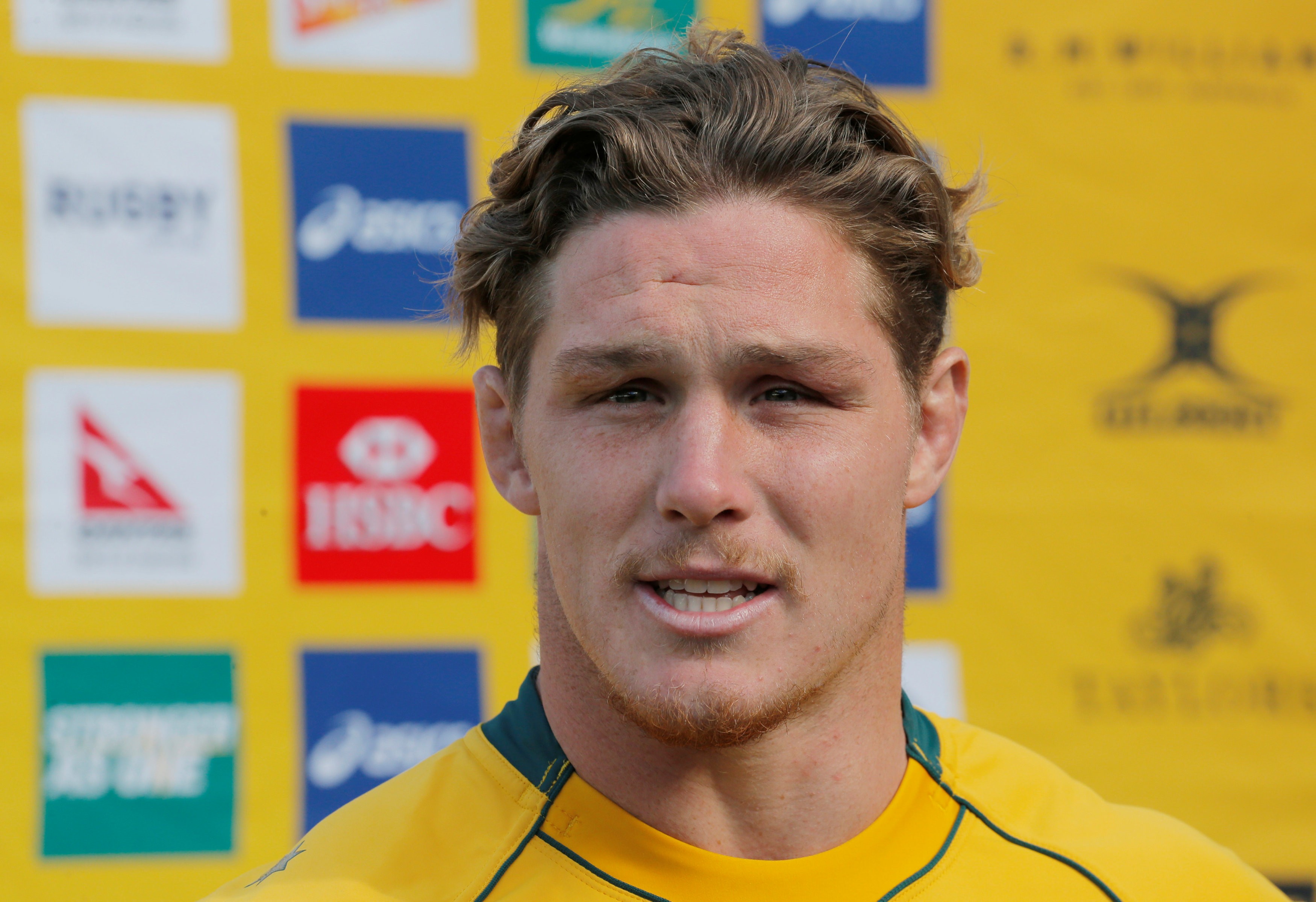 Michael Hooper is honoured to captain the Wallabies. Photo: Reuters