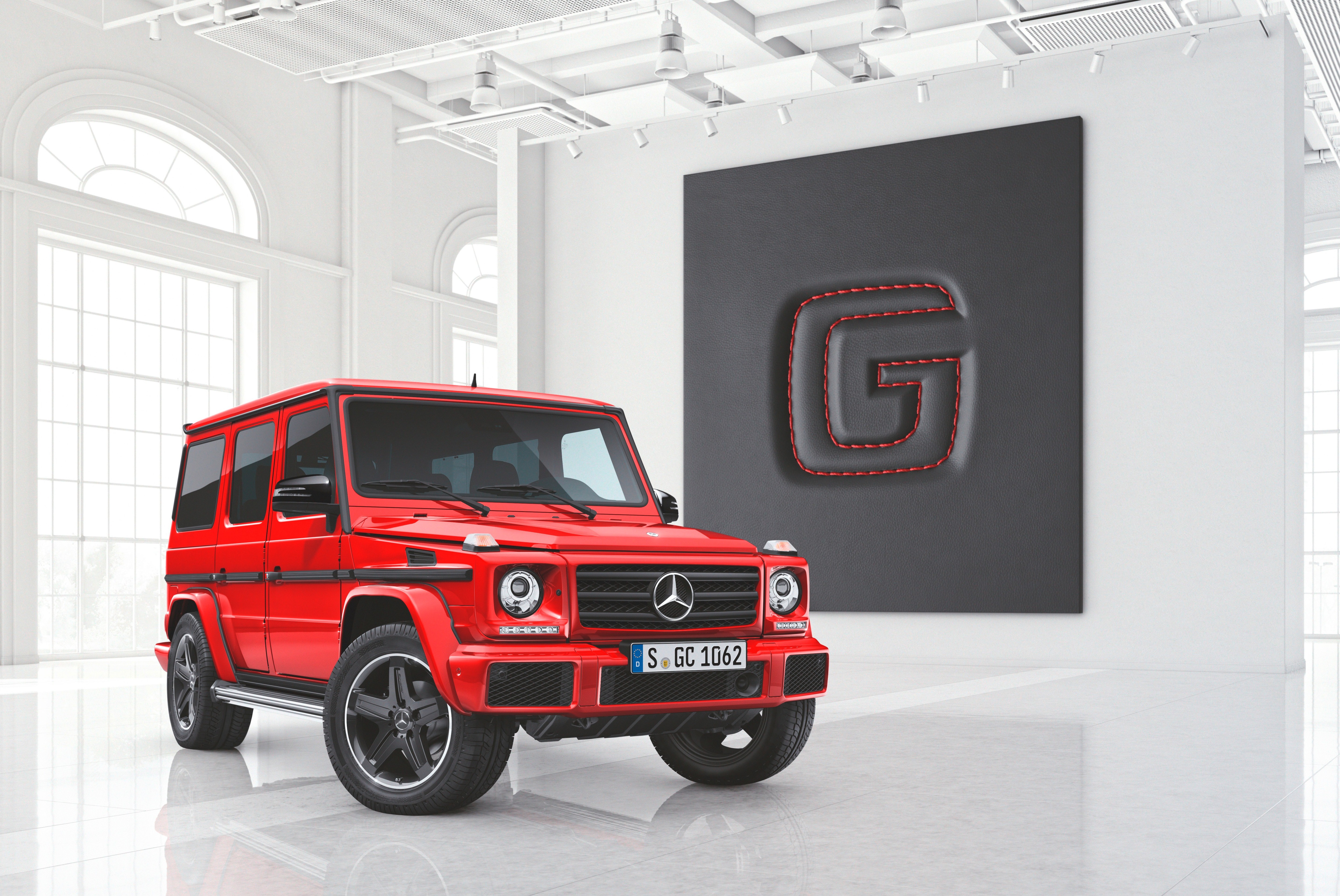 Mercedes-Benz’s red ‘designo manufaktur’ edition brightens the G-Class and puts ‘Thug Black’ paintwork in the past. Photo: Handout
