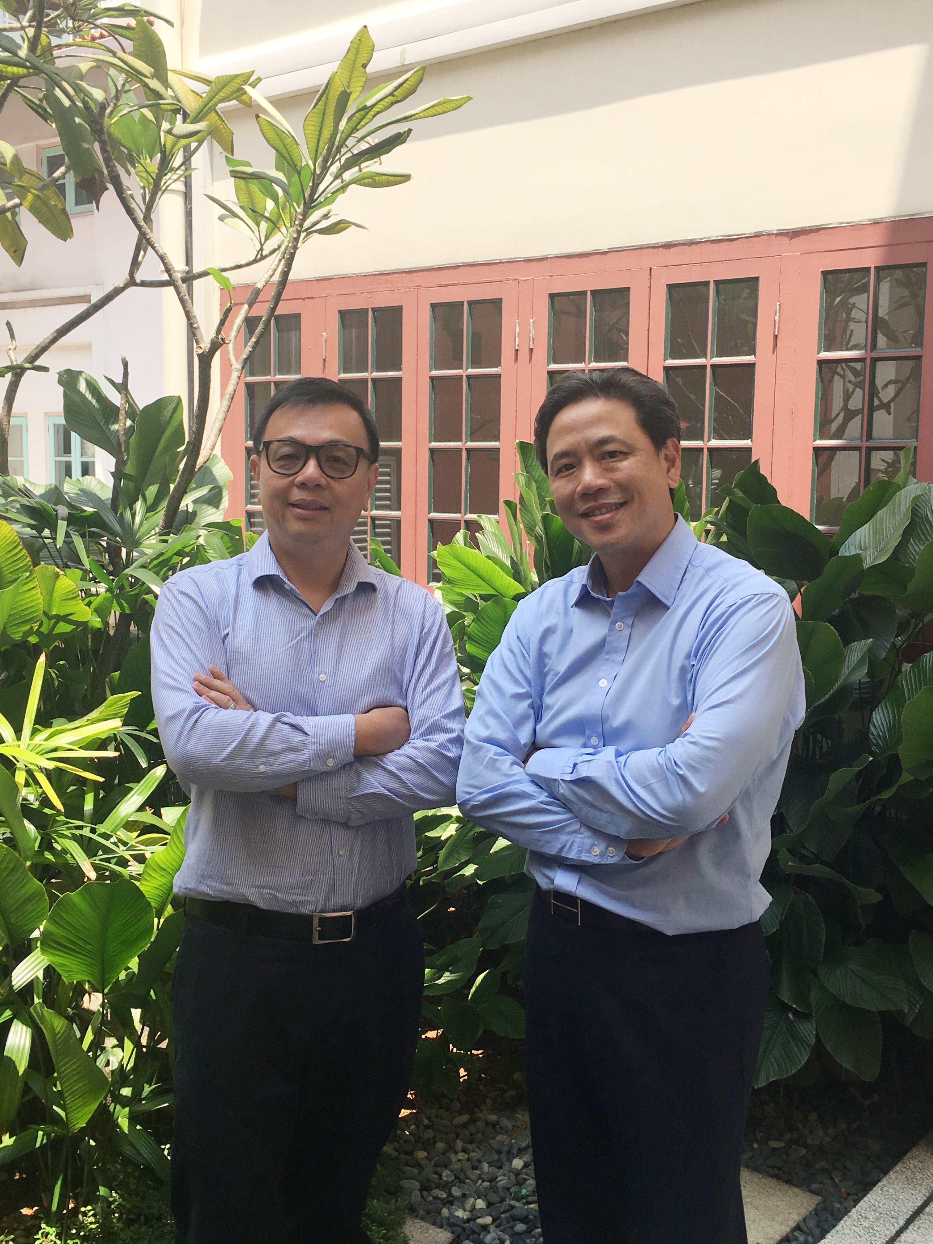 (From left) James Toh, co-founder and director, and Loke Wai San, co-founder and managing director