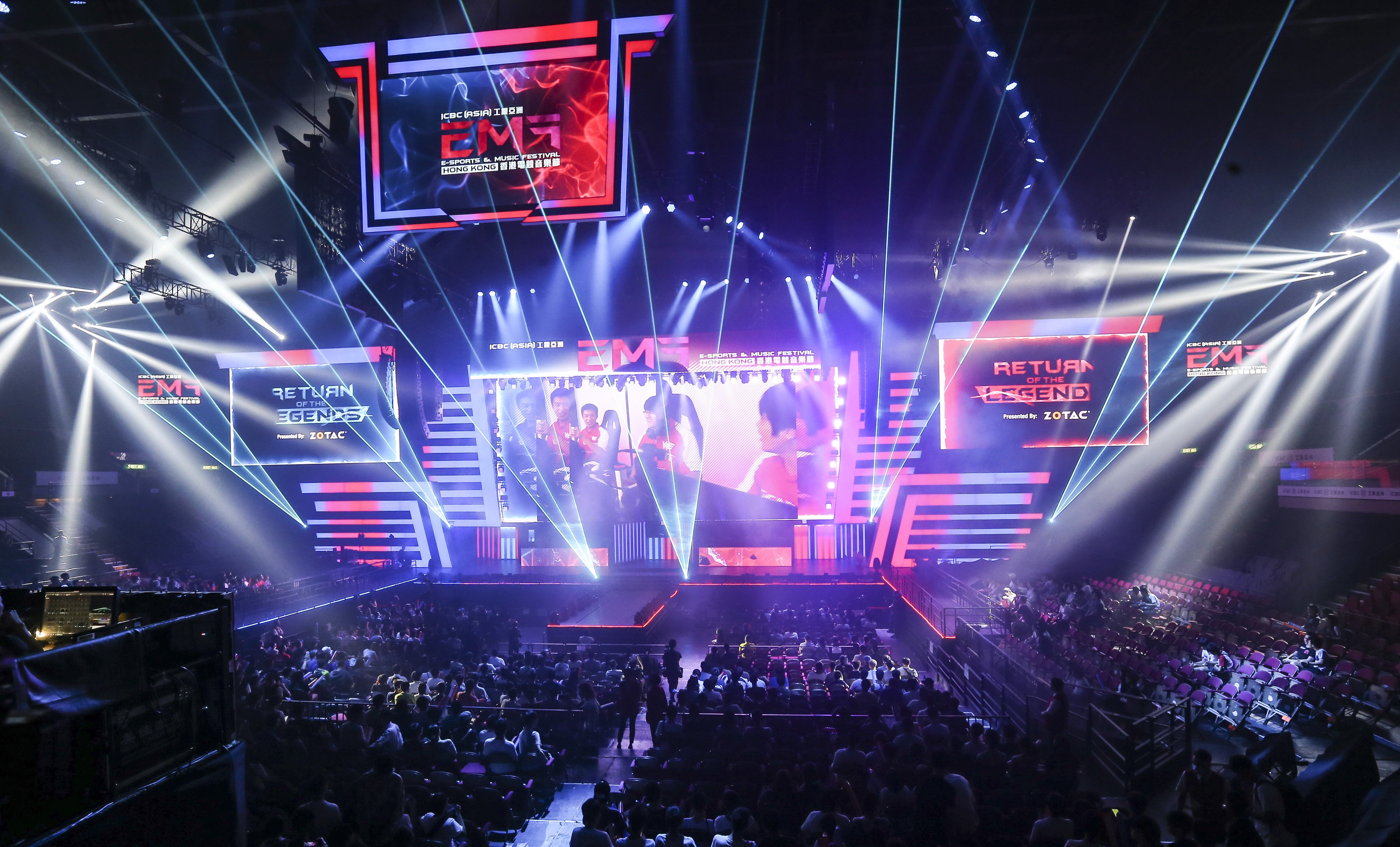 The first mega e-sport festival in Hong Kong showcased various events, including a K-pop performance. Photo: Dickson Lee