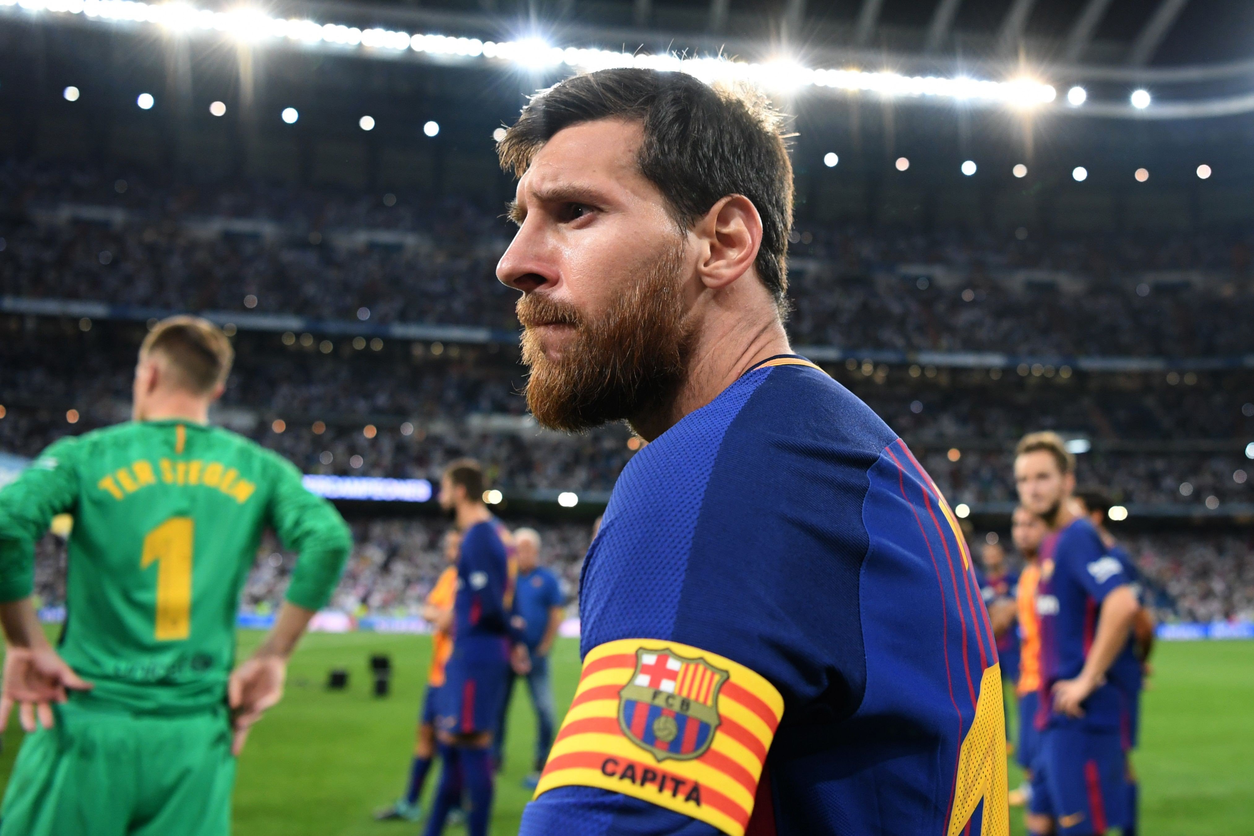 Lionel Messi is among the sports stars to have paid tribute to the victims of the Barcelona terror attack. Photo: AFP
