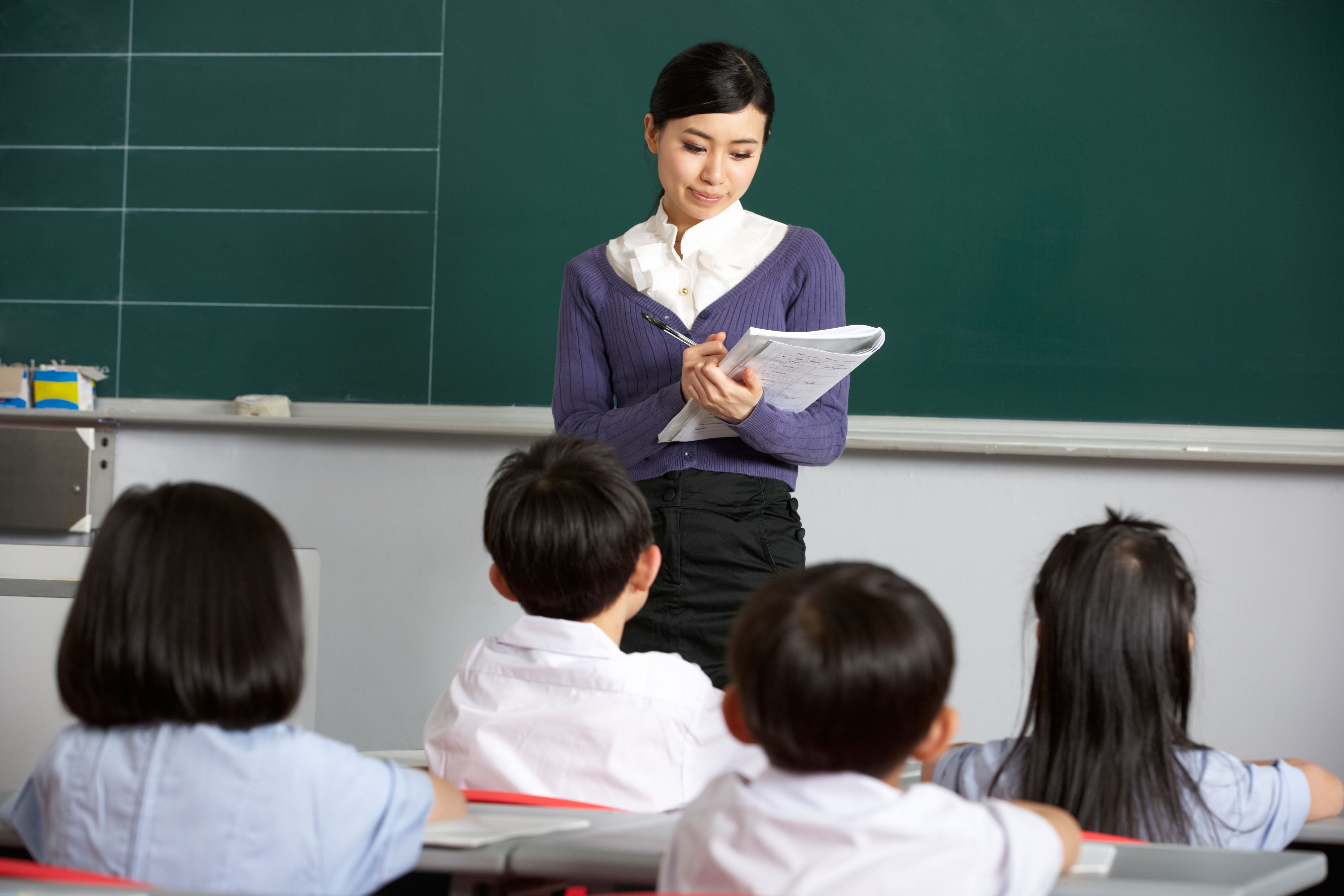 Don’t worry too much if your child has a substitute teacher. Photo: Alamy