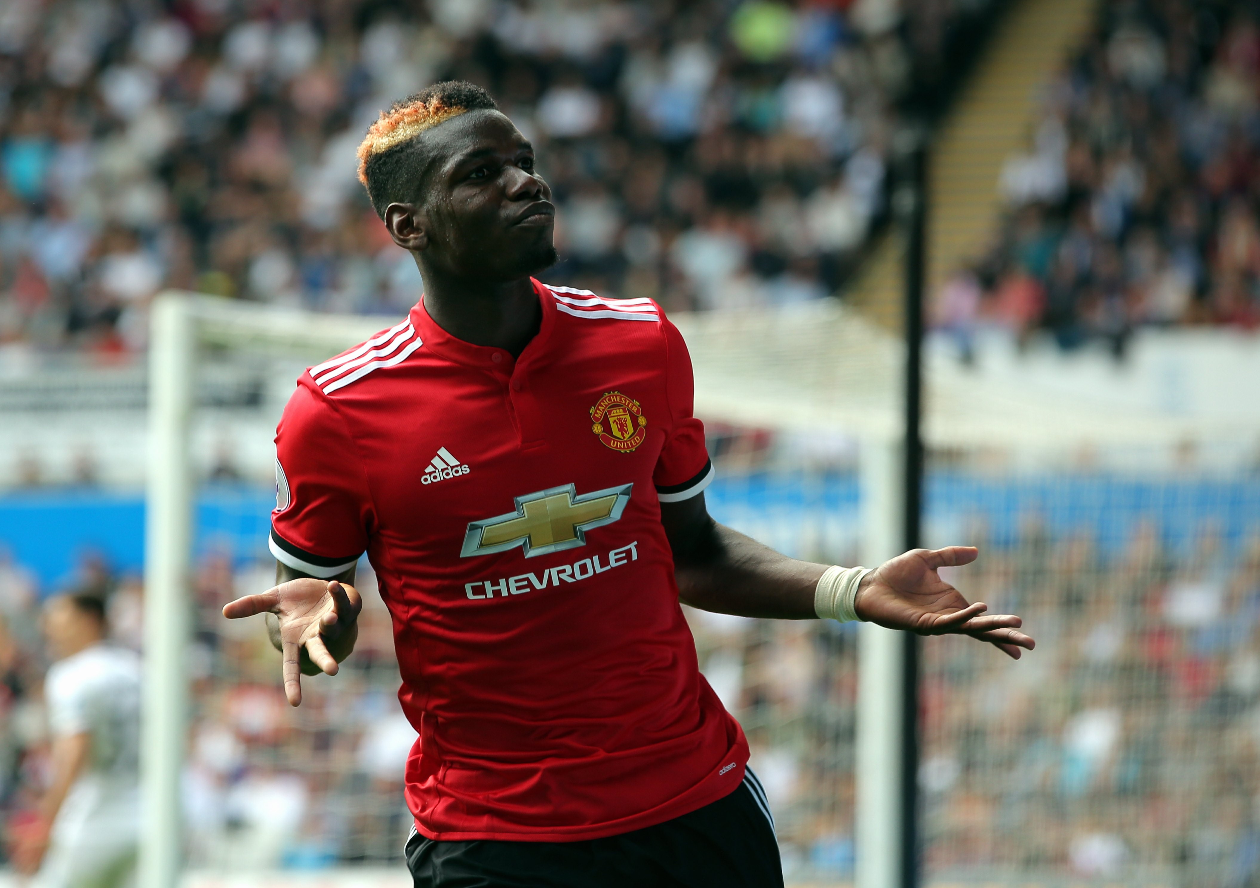 Paul Pogba has scored two goals in two league games for Manchester United this season. Photo: EPA