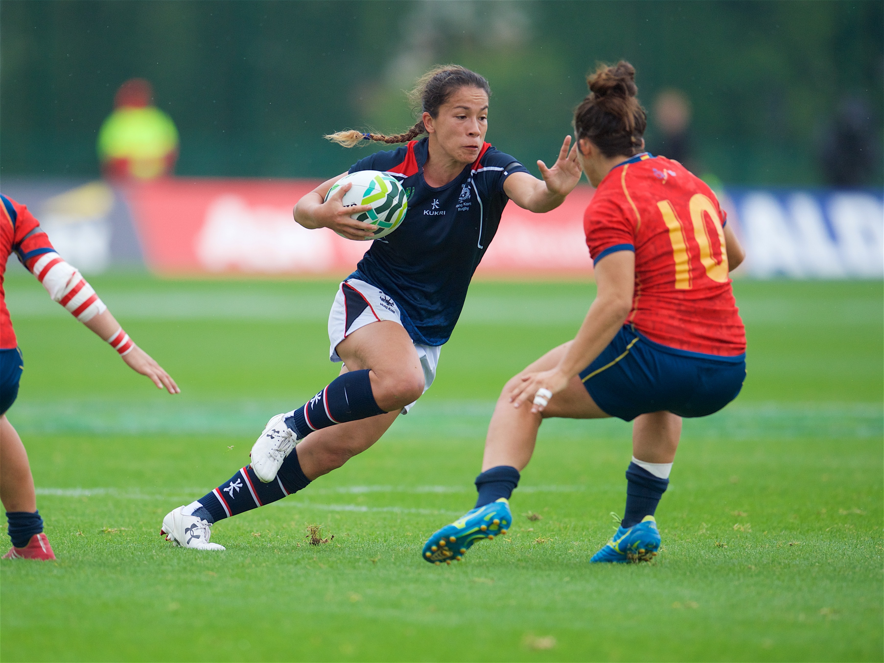 Rose Hopewell-Fong in action against Spain. Photo: HKRU