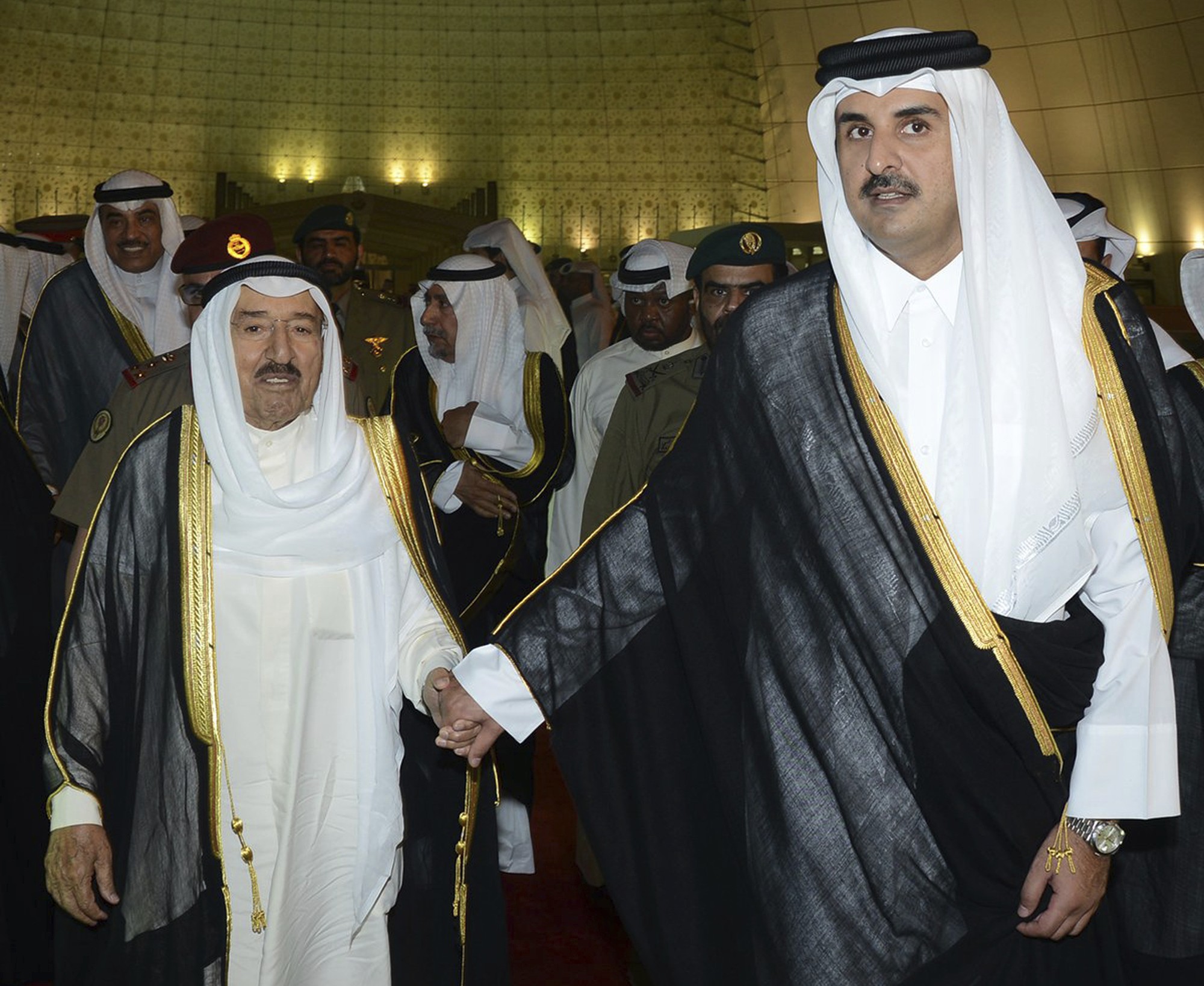 Qatar's Emir Sheikh Tamim bin Hamad Al Thani in Doha, Qatar, on June 7. His oil-rich nation has been locked in a fierce diplomatic struggle with Arab neighbours over his nation’s ties to Iran. Photo: AP