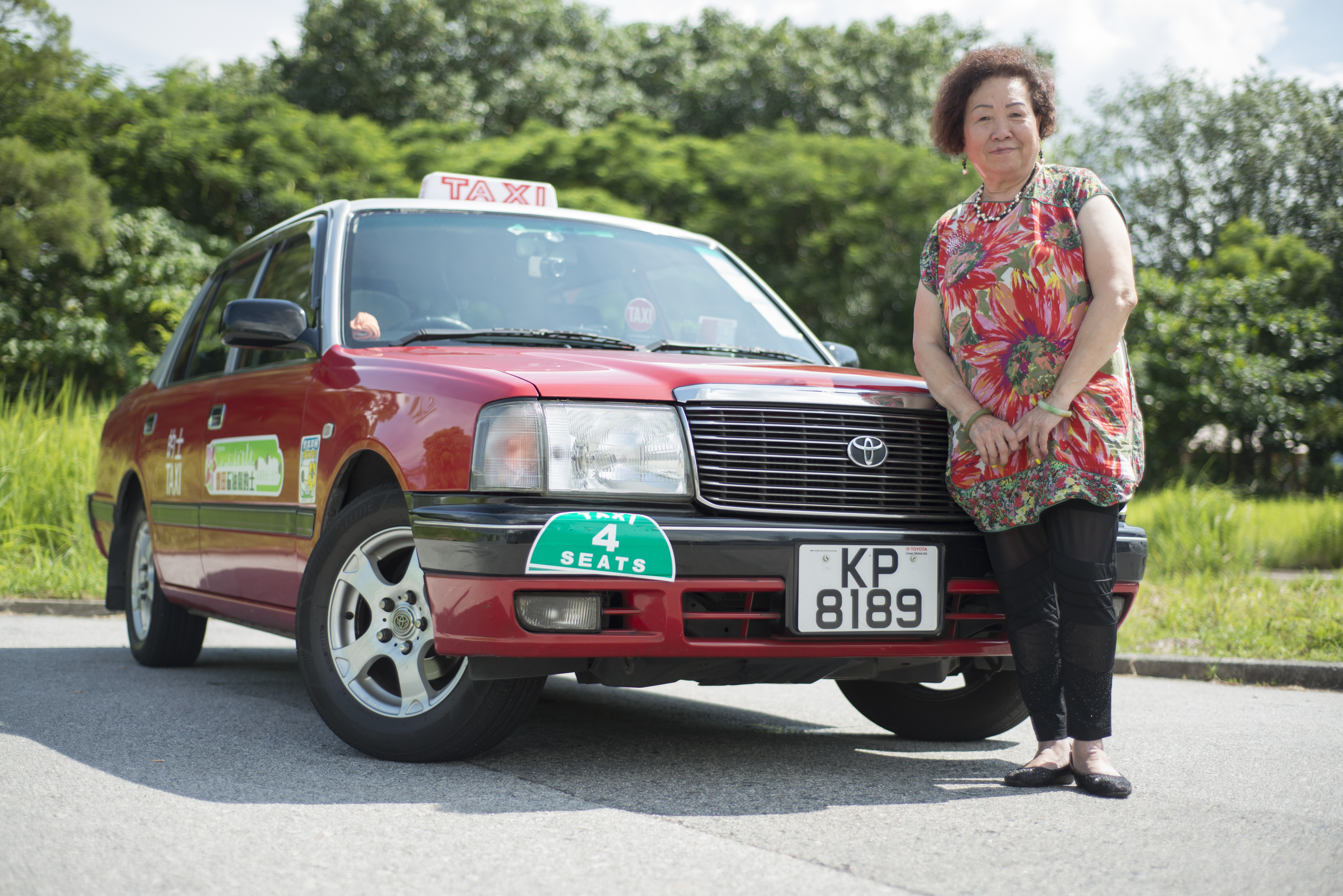 Anna Tam has been driving a taxi for more than 40 years. Photo: Antony Dickson