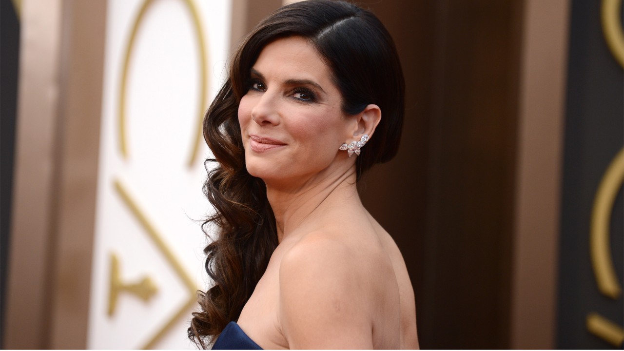 Sandra Bullock arrives at the Oscars at the Dolby Theatre, in Los Angeles. Photo: Jordan Strauss/AP