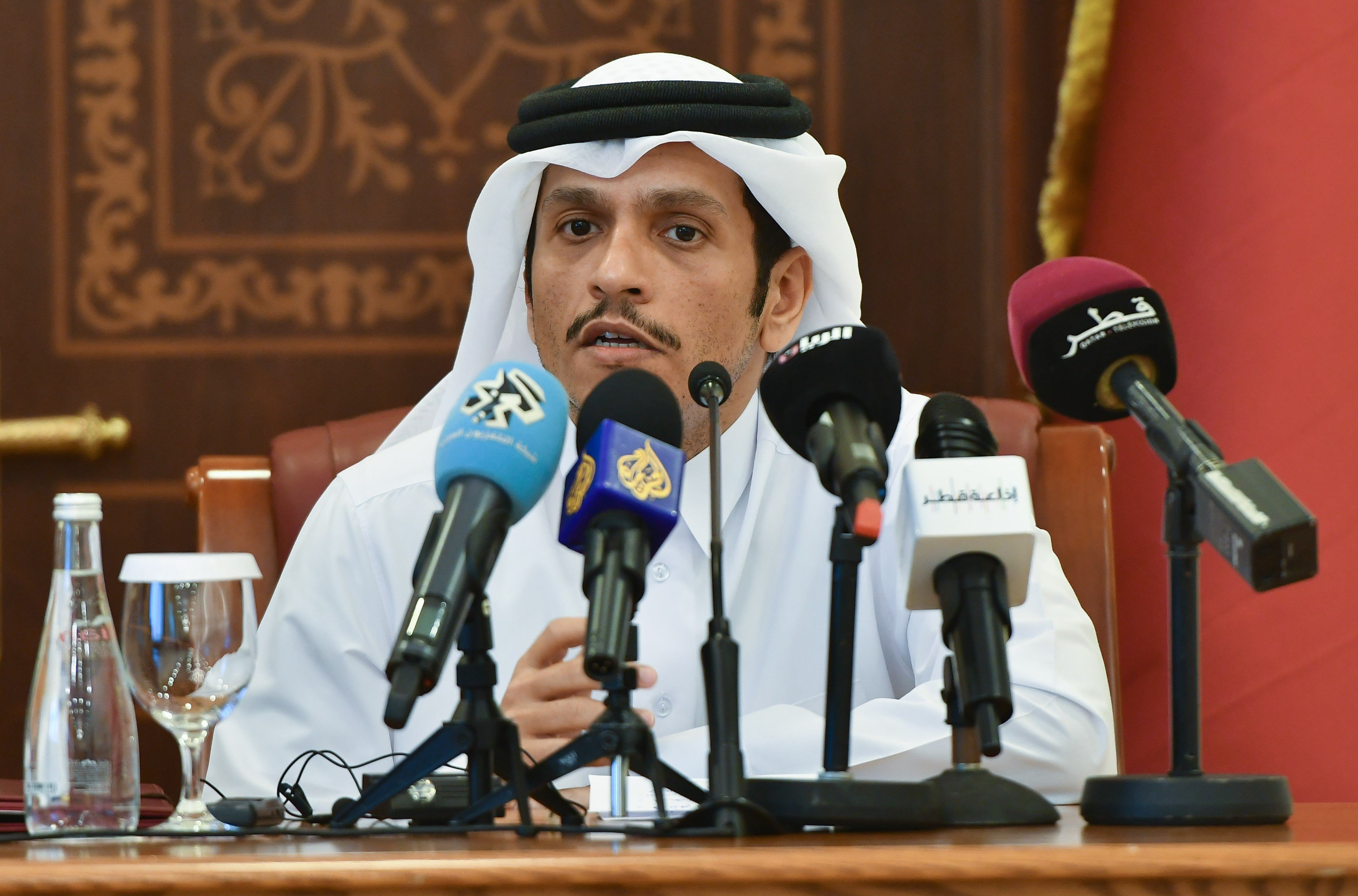 Qatari Foreign Minister Sheikh Mohammed bin Abdulrahman al-Thani . Photo: Xinhua
