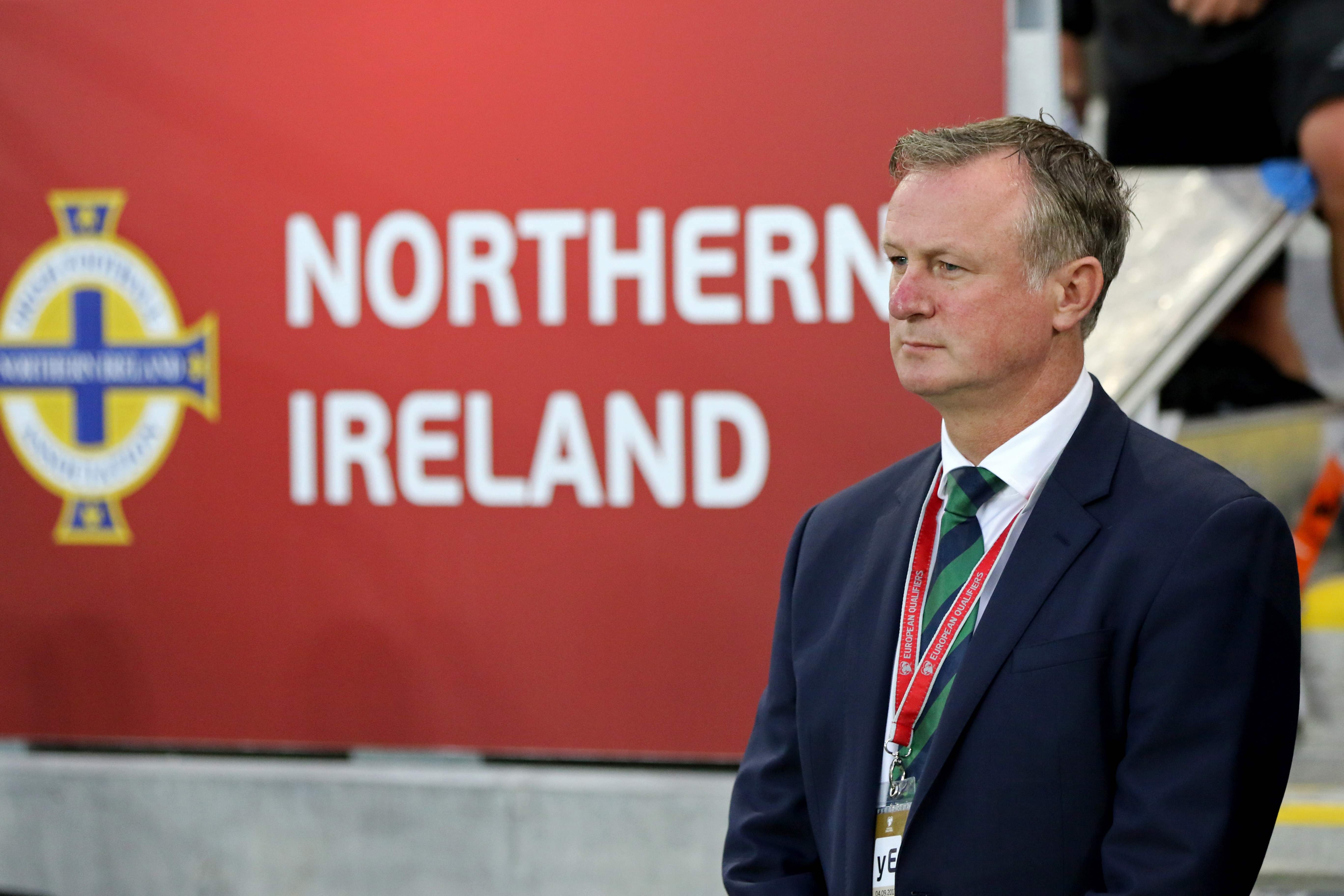 Northern Ireland Michael O’Neill has been arrested on suspicion of drink-driving in Scotland. Photo: AFP