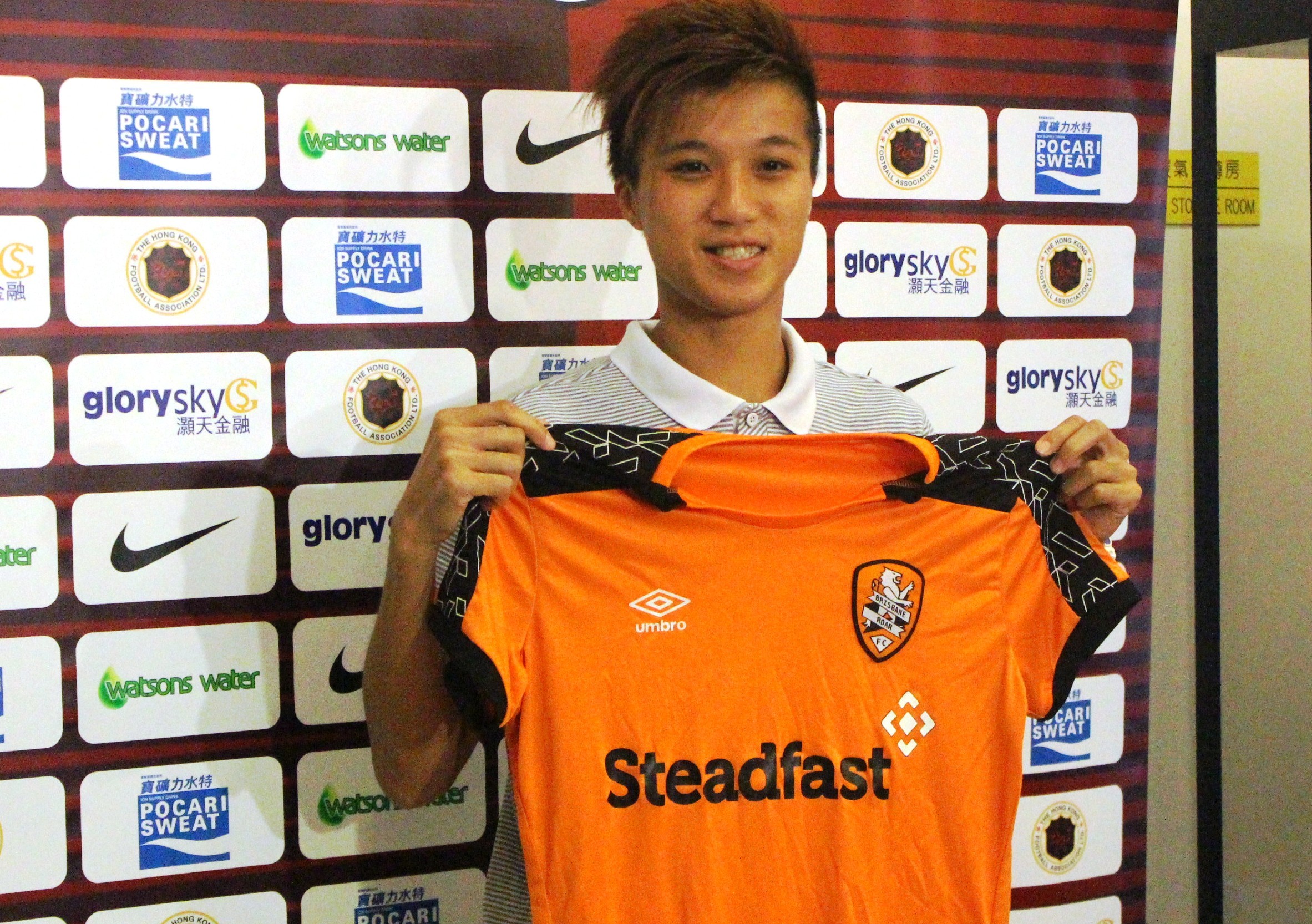 Hong Kong international Cheung Wai-ki has signed for Australia’s Brisbane Roar. Photo: HKFA