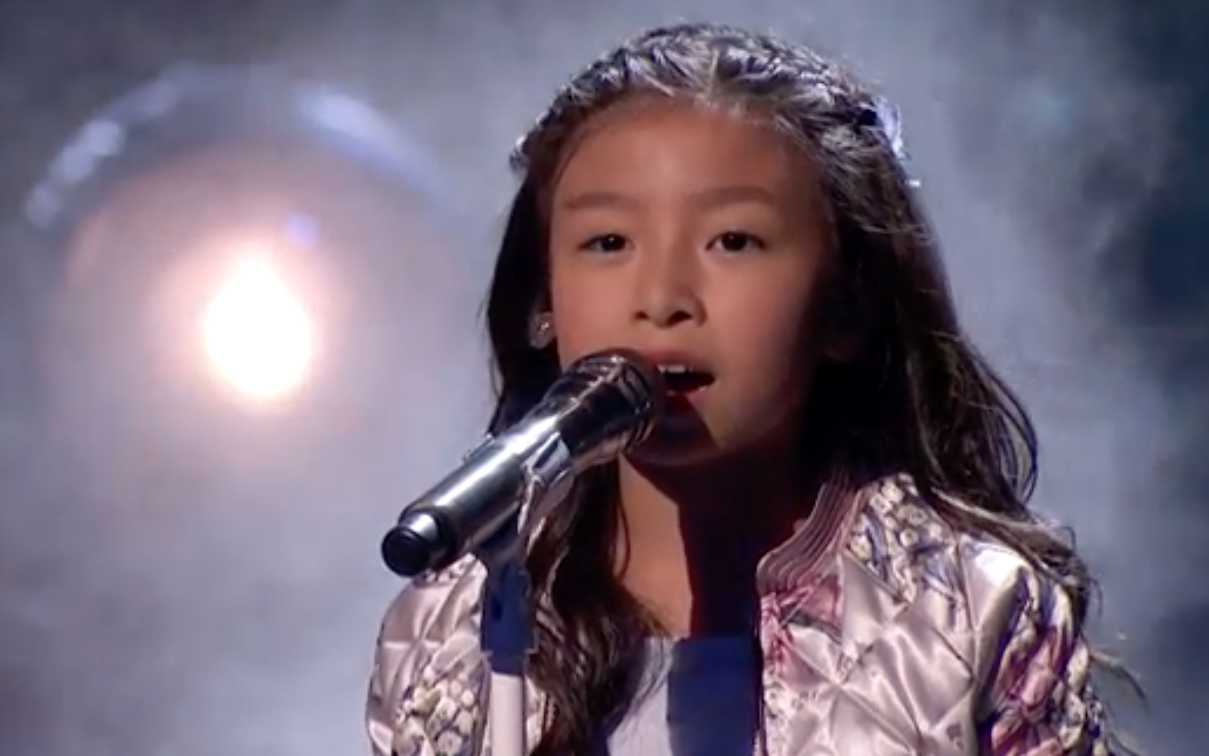 Celine Tam performs ‘How Far I'll Go’ at the America's Got Talent semi-finals. Photo: YouTube