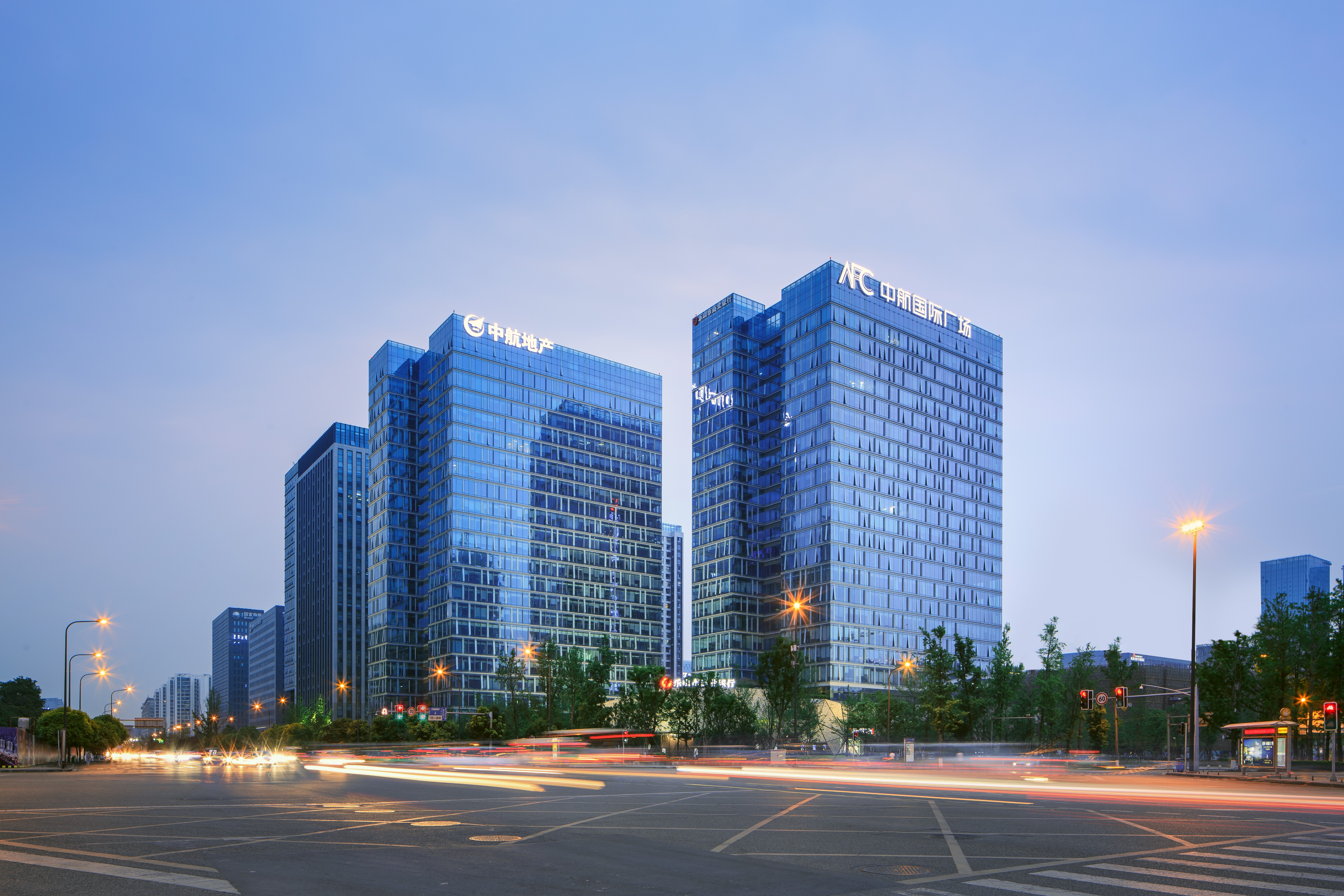 Units at AVIC International Financial Centre in Chengdu’s southern central business district are expected to be available to lease later this year .