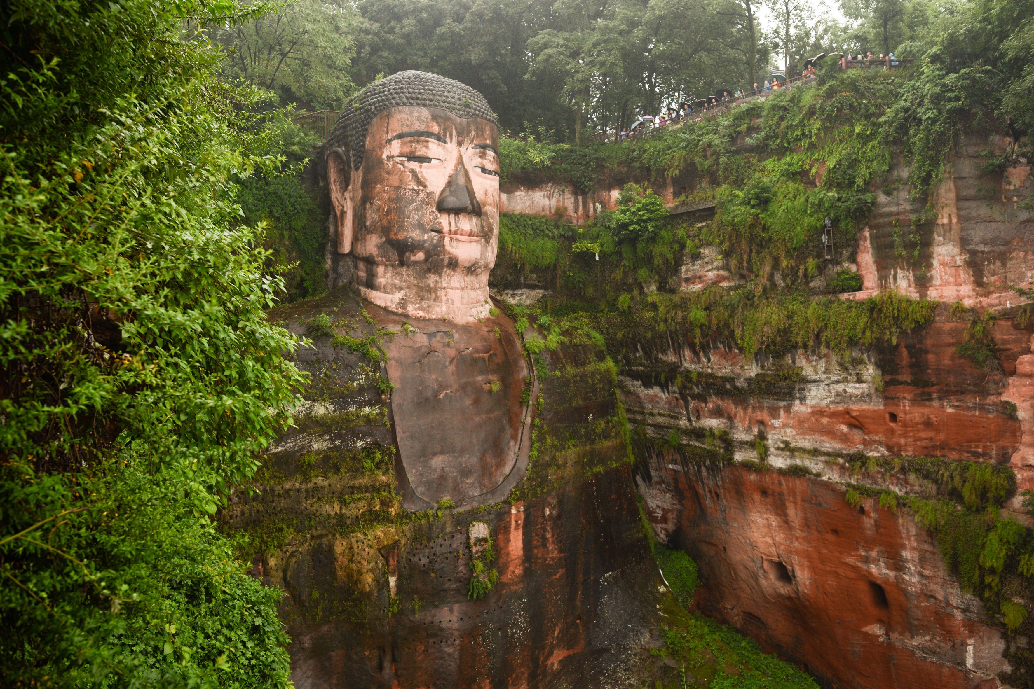 Leshan Giant Buddha is a popular sidetrip destination from Chengdu.
