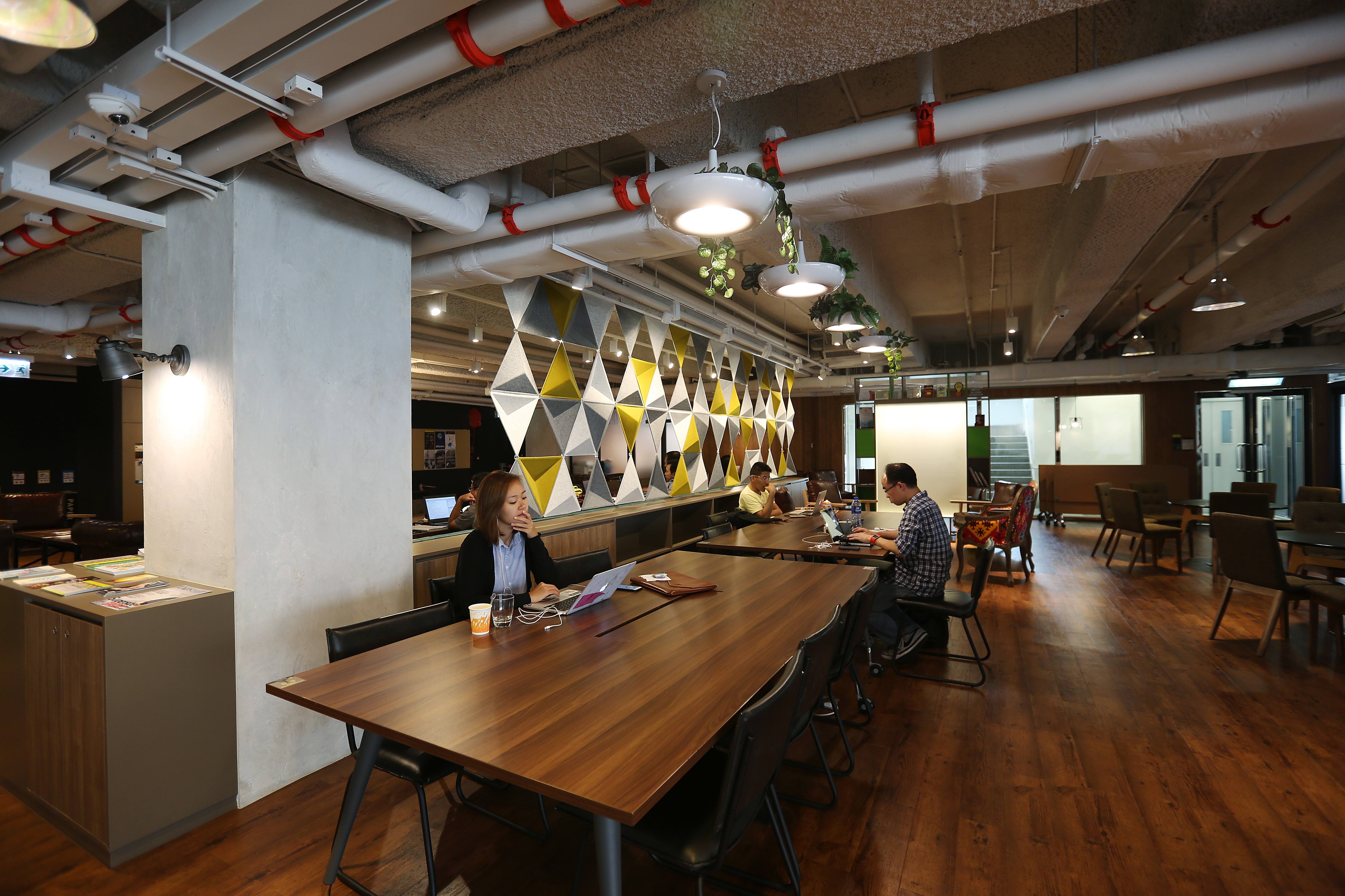 The co-working space The Wave is located in a converted industrial building in Kwun Tong. Photo: Xiaomei Chen