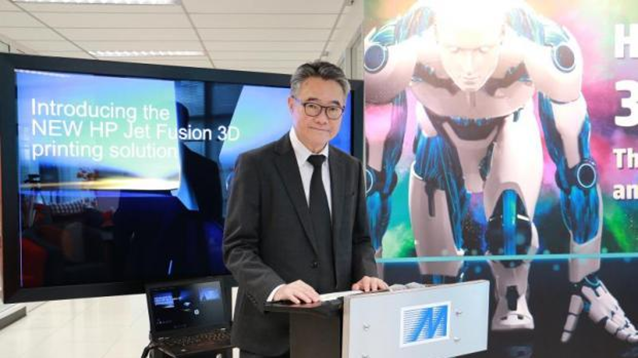 Thongchai Lumveerakul, president of the digital printing group at Metro Systems, which is HP's first reseller of 3D Jet Fusion Printing solutions in Thailand. Photo: Bangkok Post