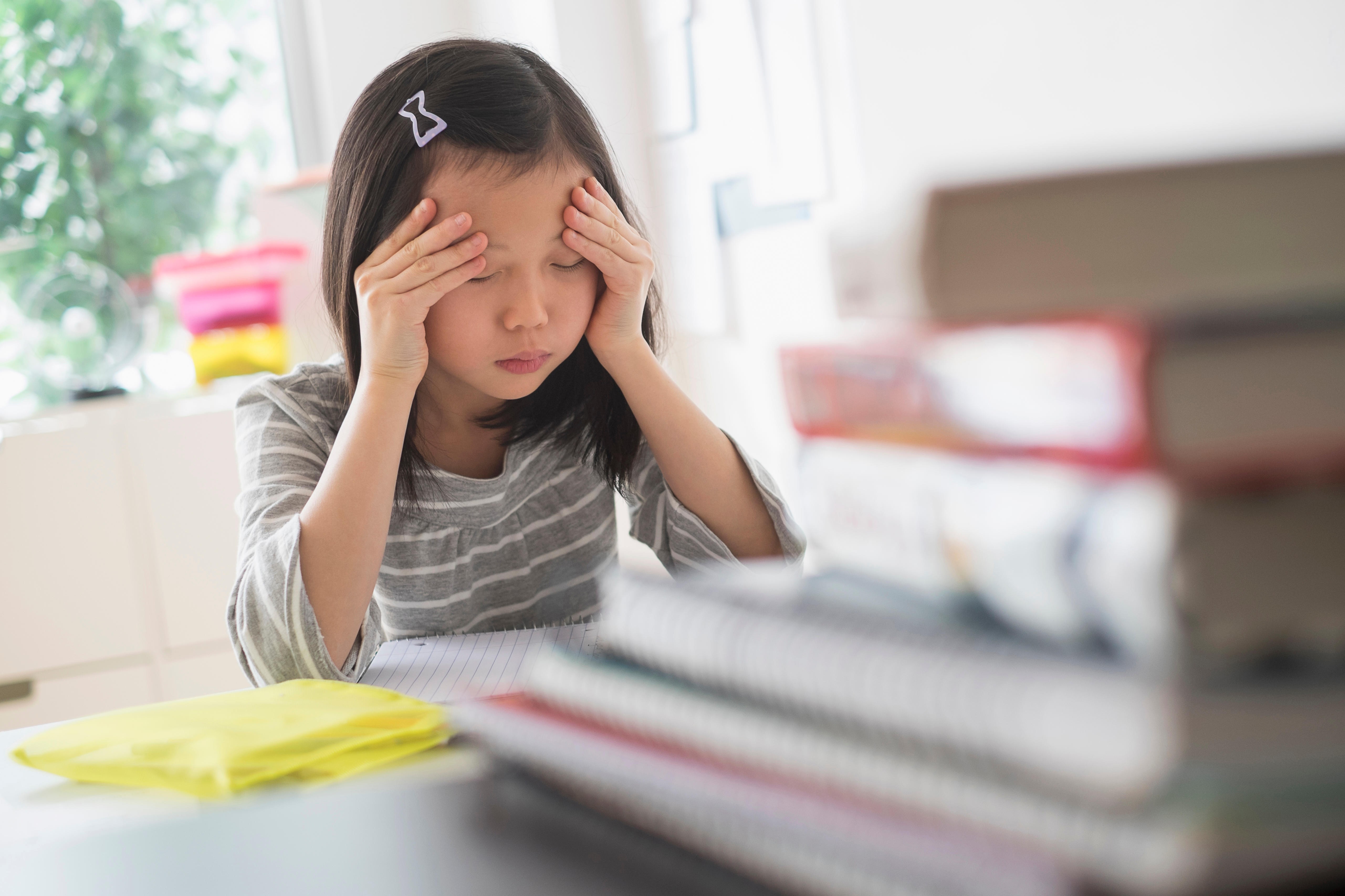 Singaporean children deal with exam stress and extracurricular lesson from primary school. Photo: Alamy