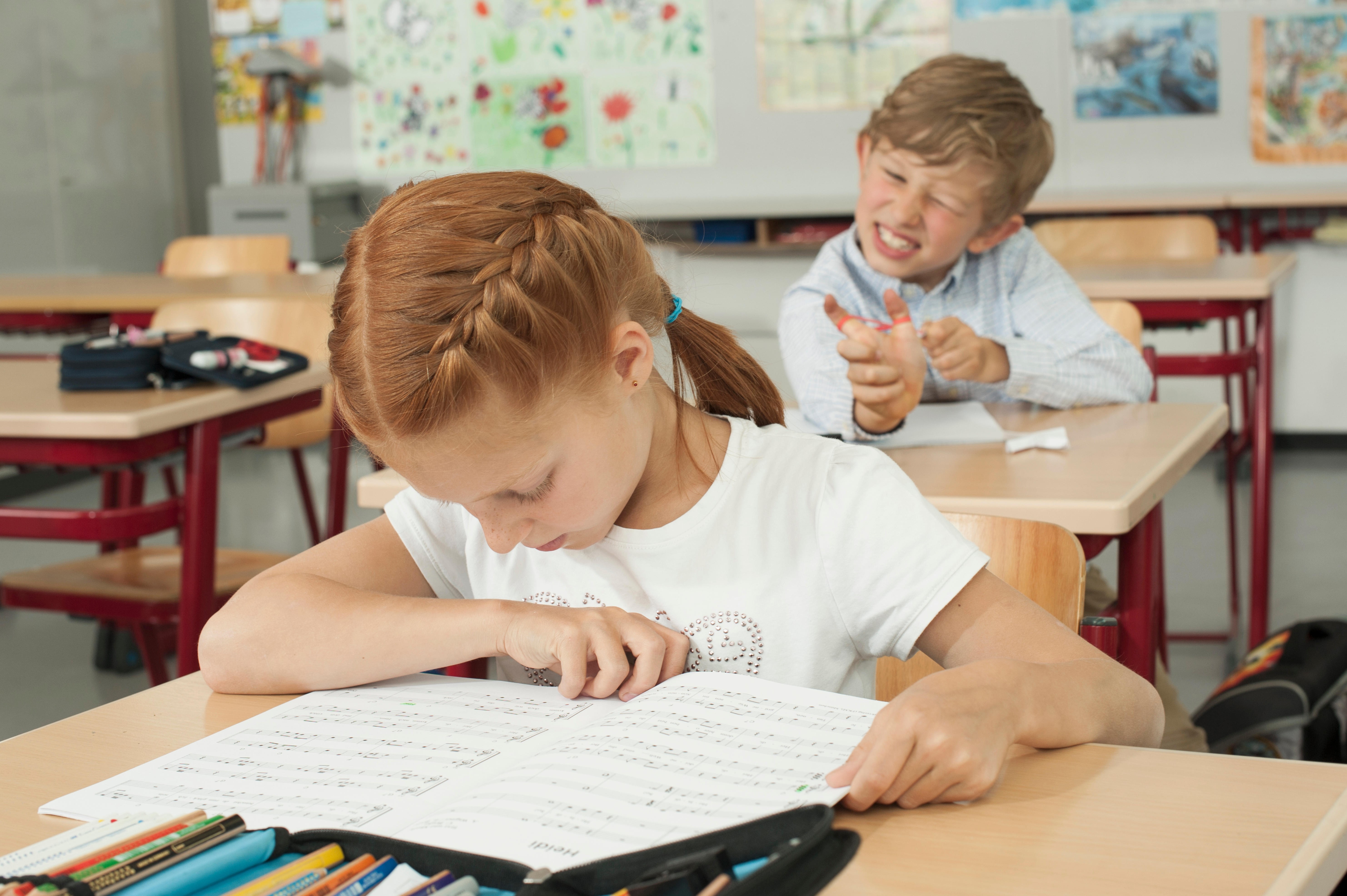 The disruptive behaviour of classmates can result in some schoolchildren feeling anxious or uncomfortable in class. Photo: Alamy