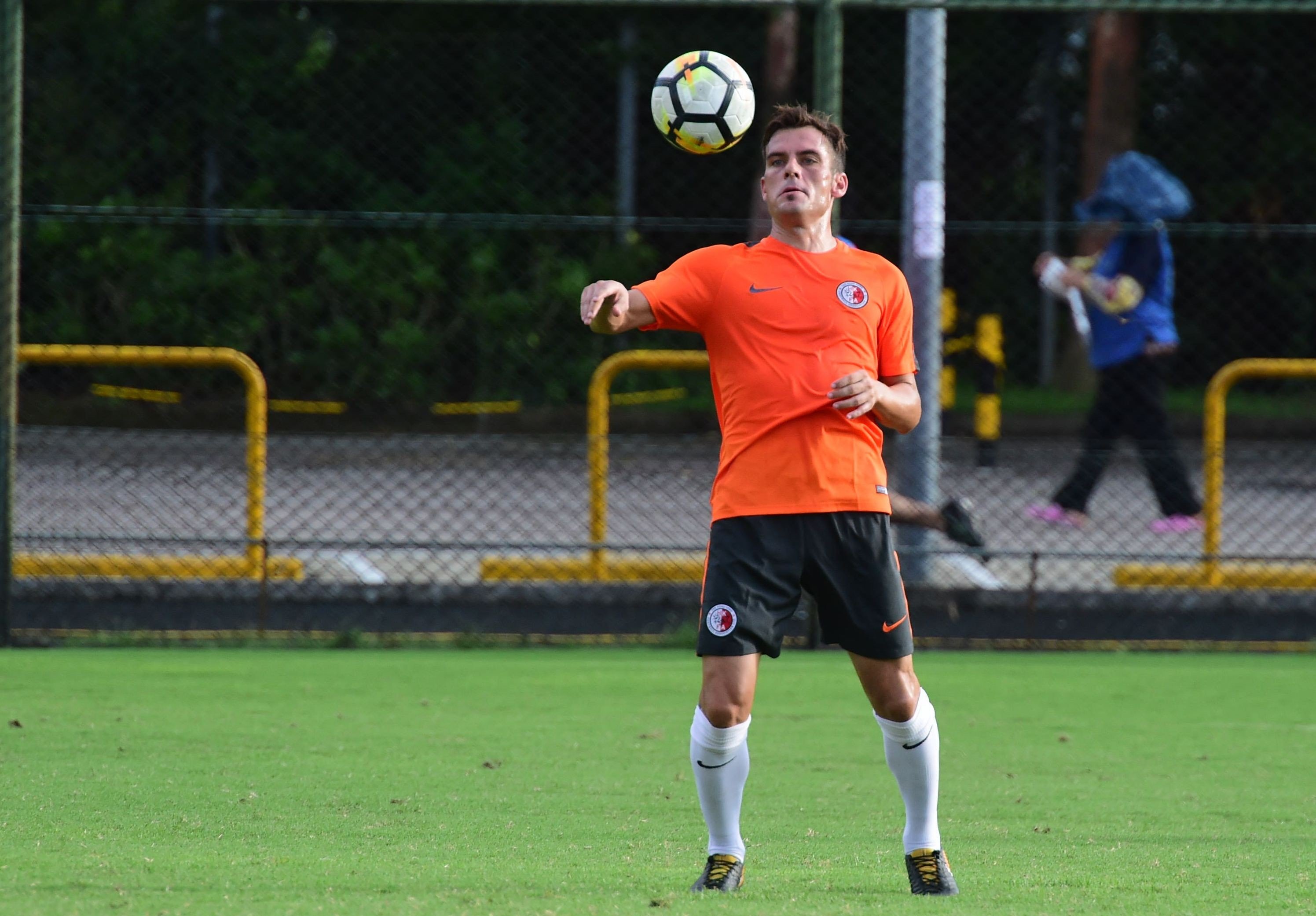 Jorge Tarres trains ahead of his Hong Kong debut. Photos: Chan Kin-wa