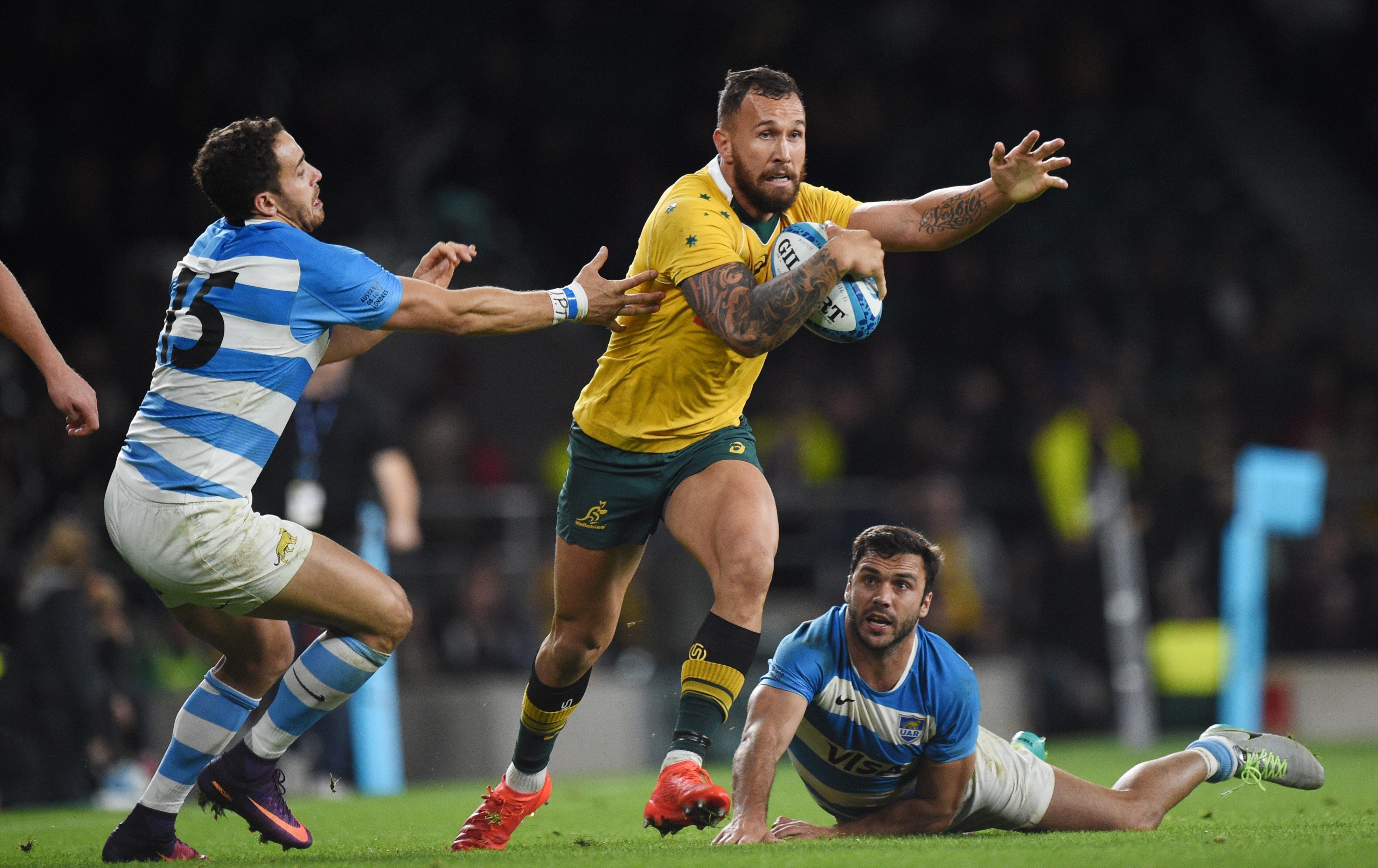 Quade Cooper is looking forward to showing his attacking flair for the Barbarians against the Wallabies. Photo: EPA
