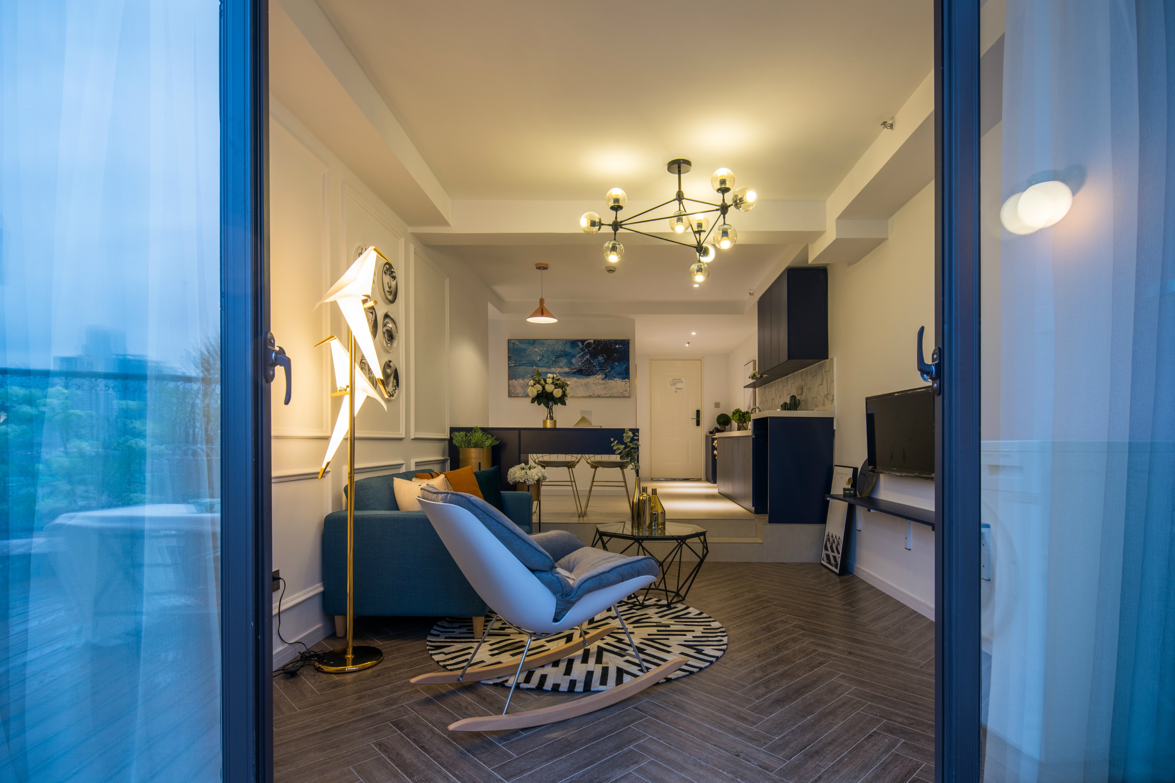 Looking inside a typical Harbour “co-living” flat. Photo: handout