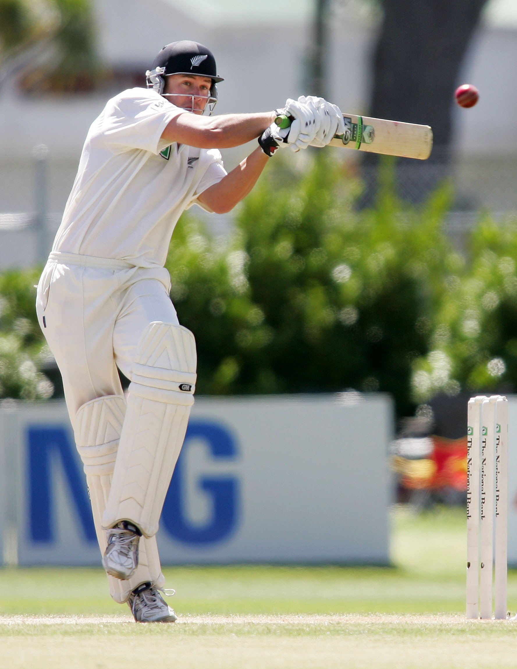 Peter Fulton during his test-playing days. Photo: AFP