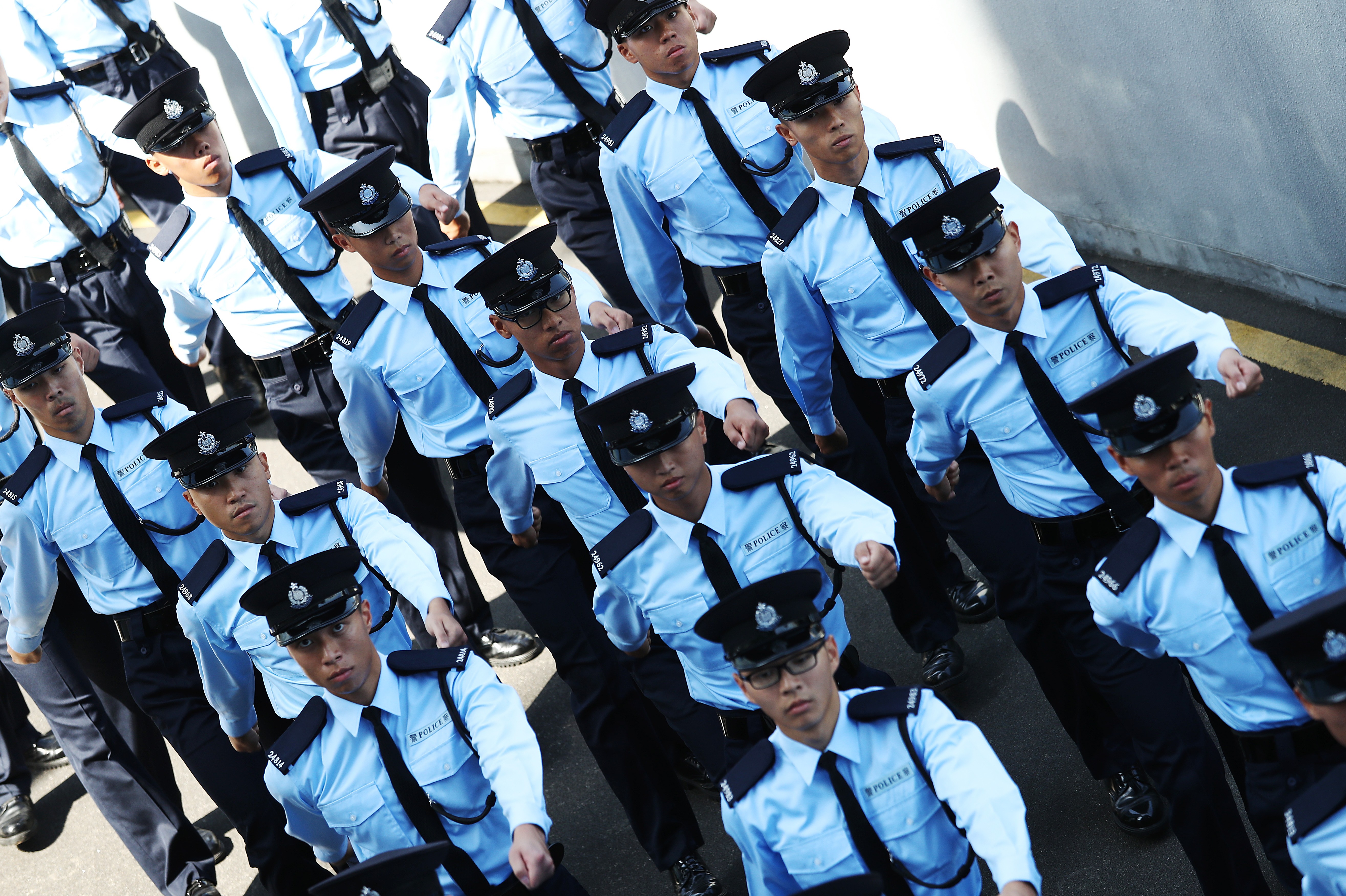 The police force accounts for the biggest proportion of the civil service, at 19.8 per cent. Photo: Nora Tam