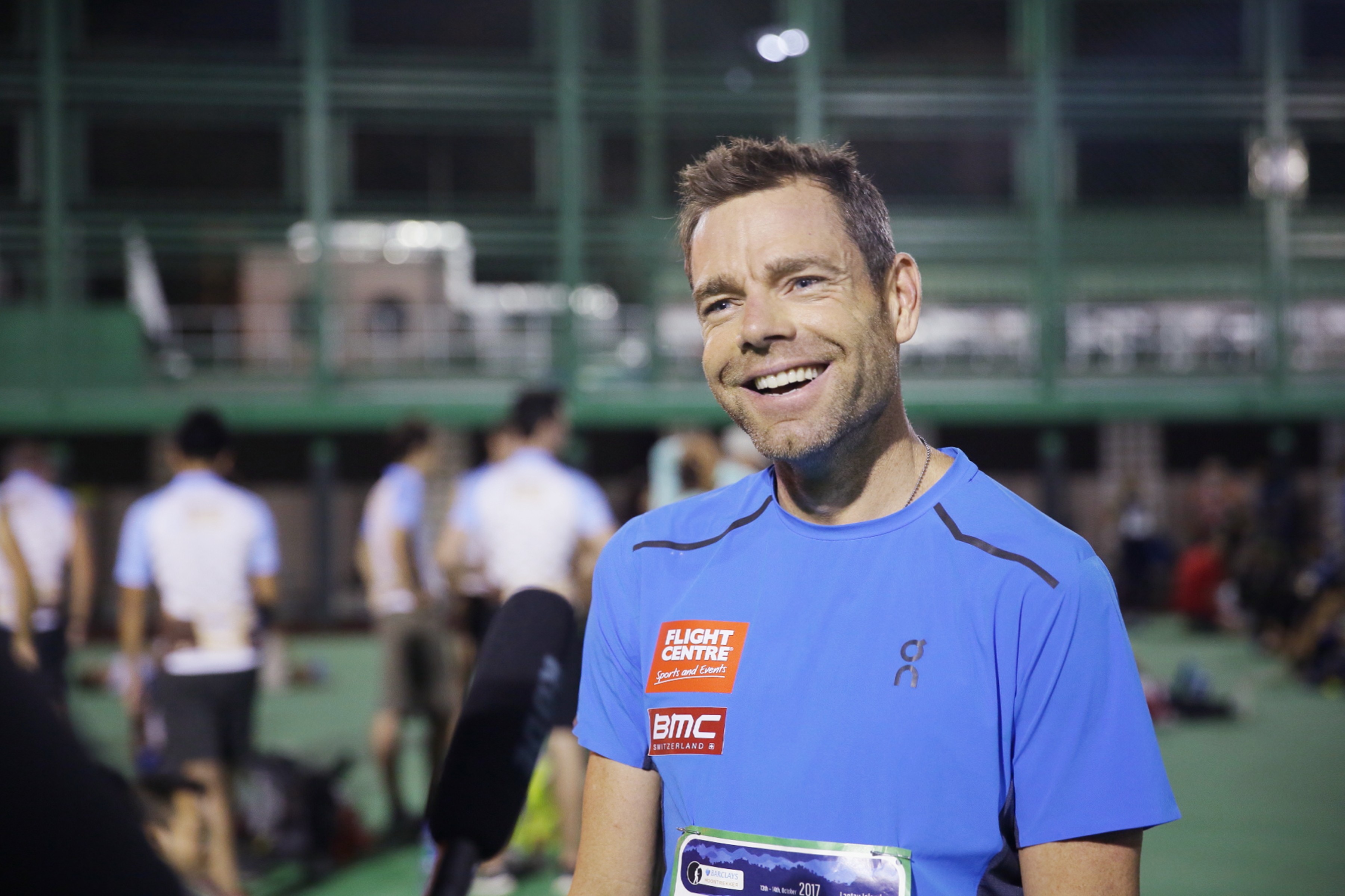 Cadel Evans won the Tour de France in 2011, but was not so confident about the Moonlit 30 trail race. He went on to win anyway. Photo: Barclays Moontrekker