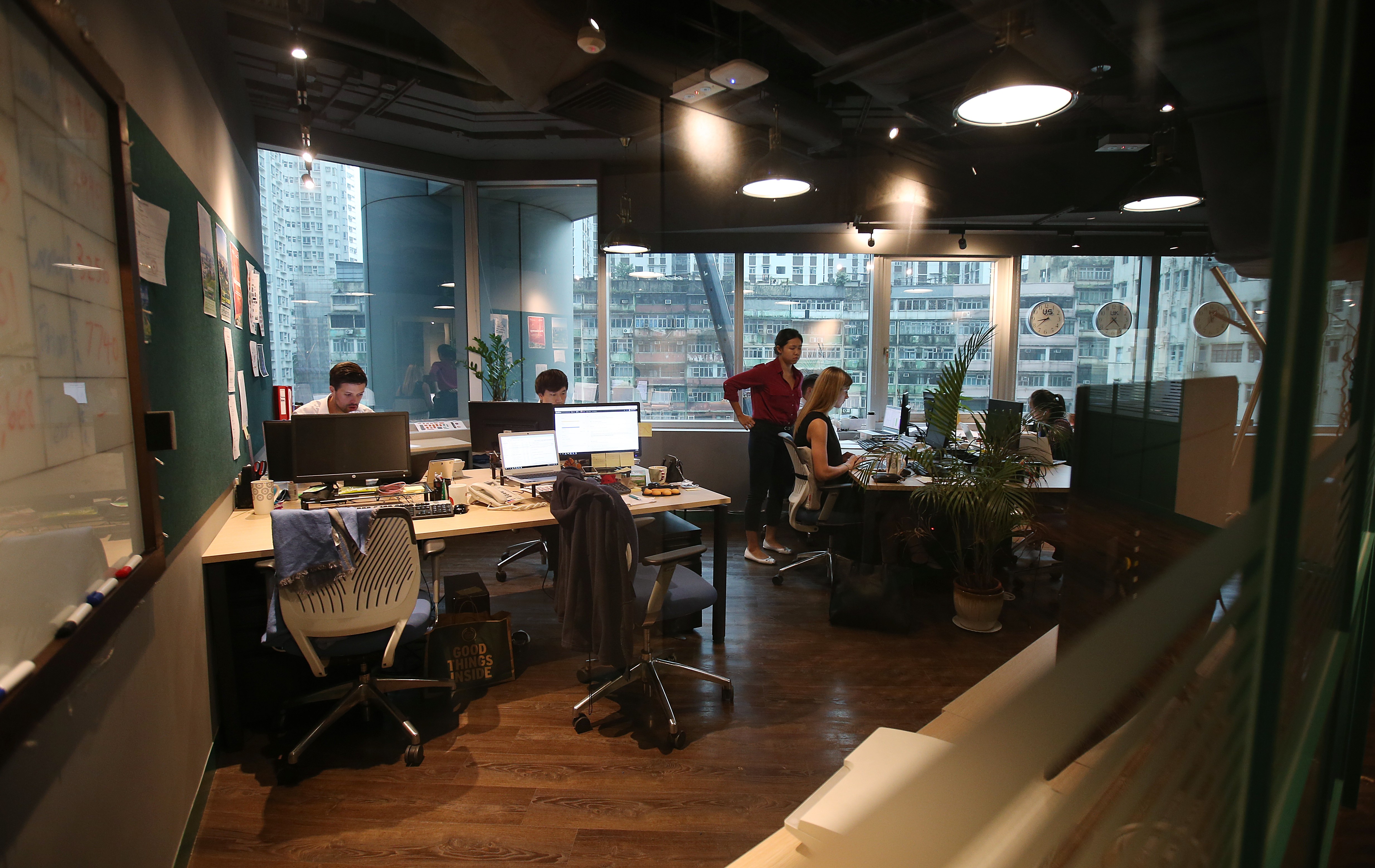 Swire Properties’ blueprint co-working space at Taikoo Place in Quarry Bay. Photo: David Wong