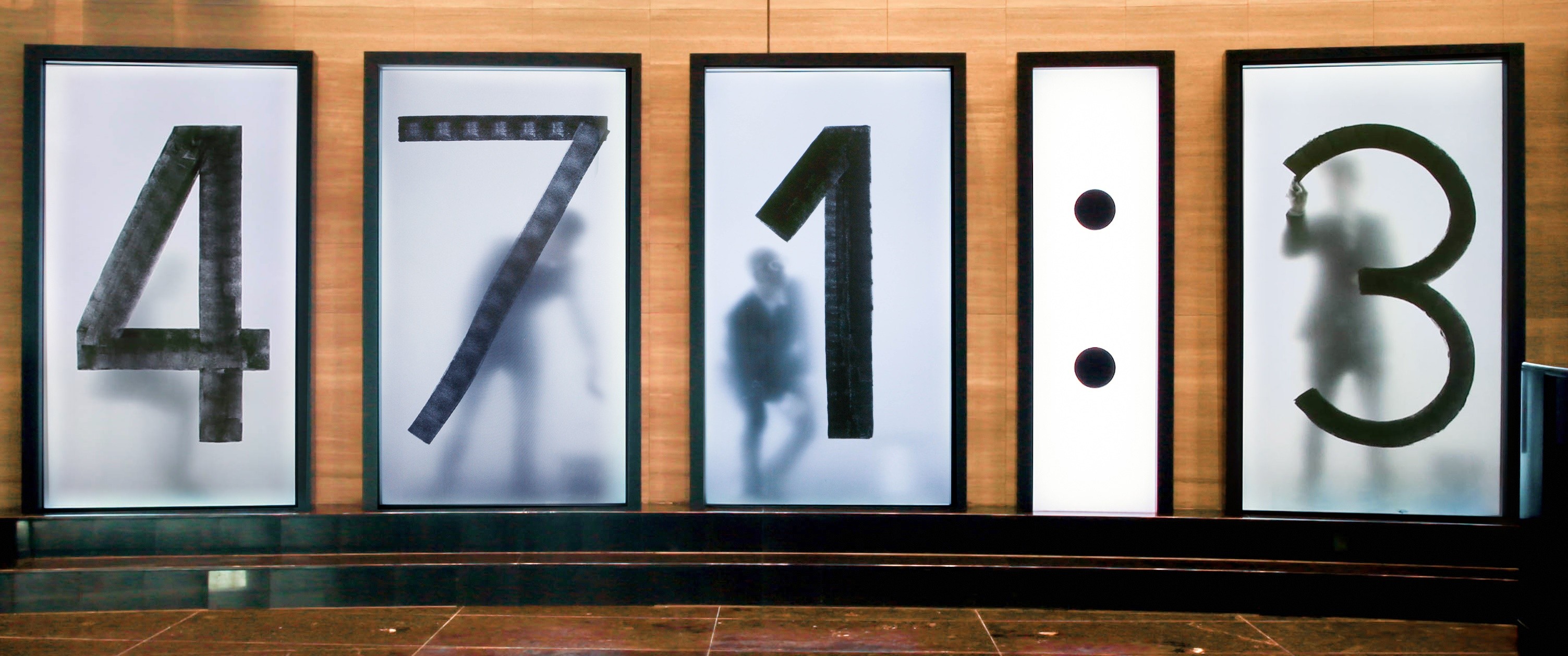 Maarten Baas' Count:Down Clock at City of Dreams, Macau