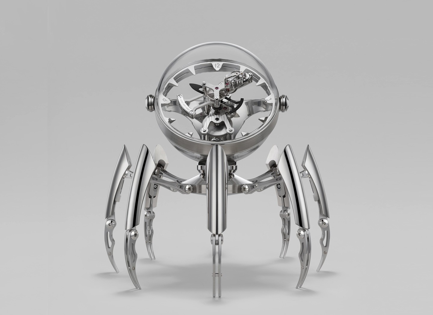 Octopod with silver legs.