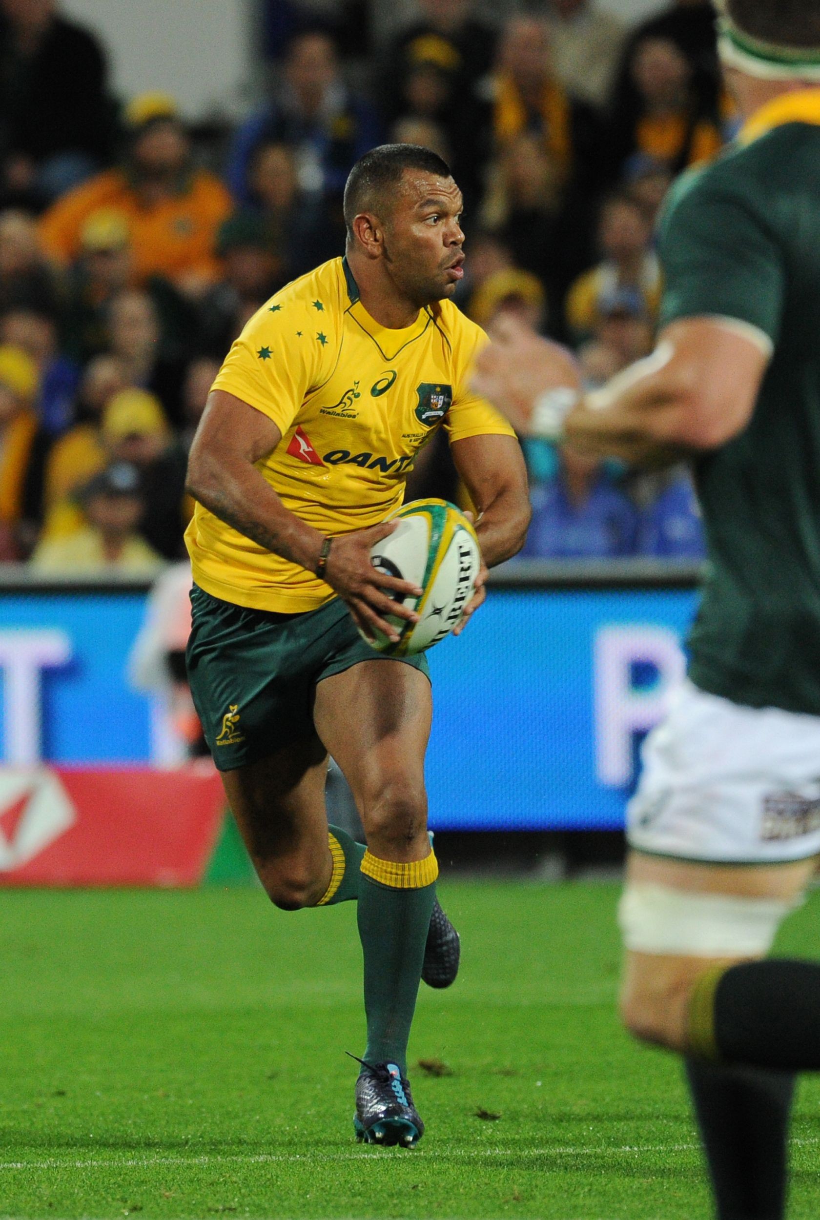 Kurtley Beale is confident the Wallabies are building. Photos: AFP