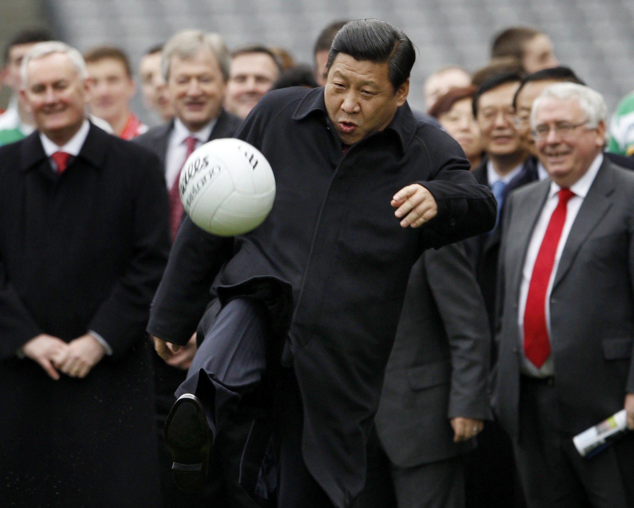 President Xi Jinping is still intent on following through on his soccer domination plan, but will employ a different strategy. Photo: Reuters