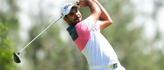 Gaganjeet Bhullar shows his form in the second round of the Macau Open. Photos: Asian Tour